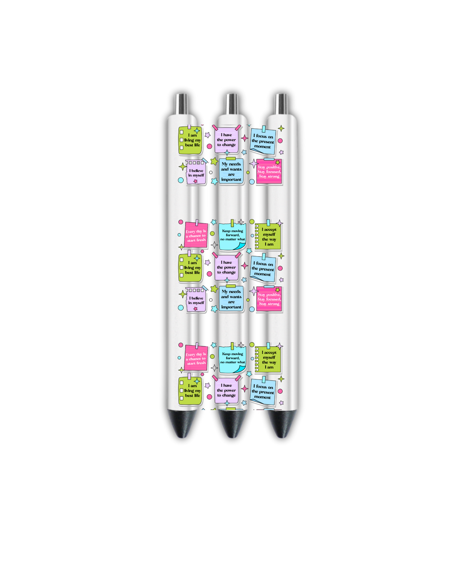 Sticky notes (Motivational )- Journal UV DTF DECAL