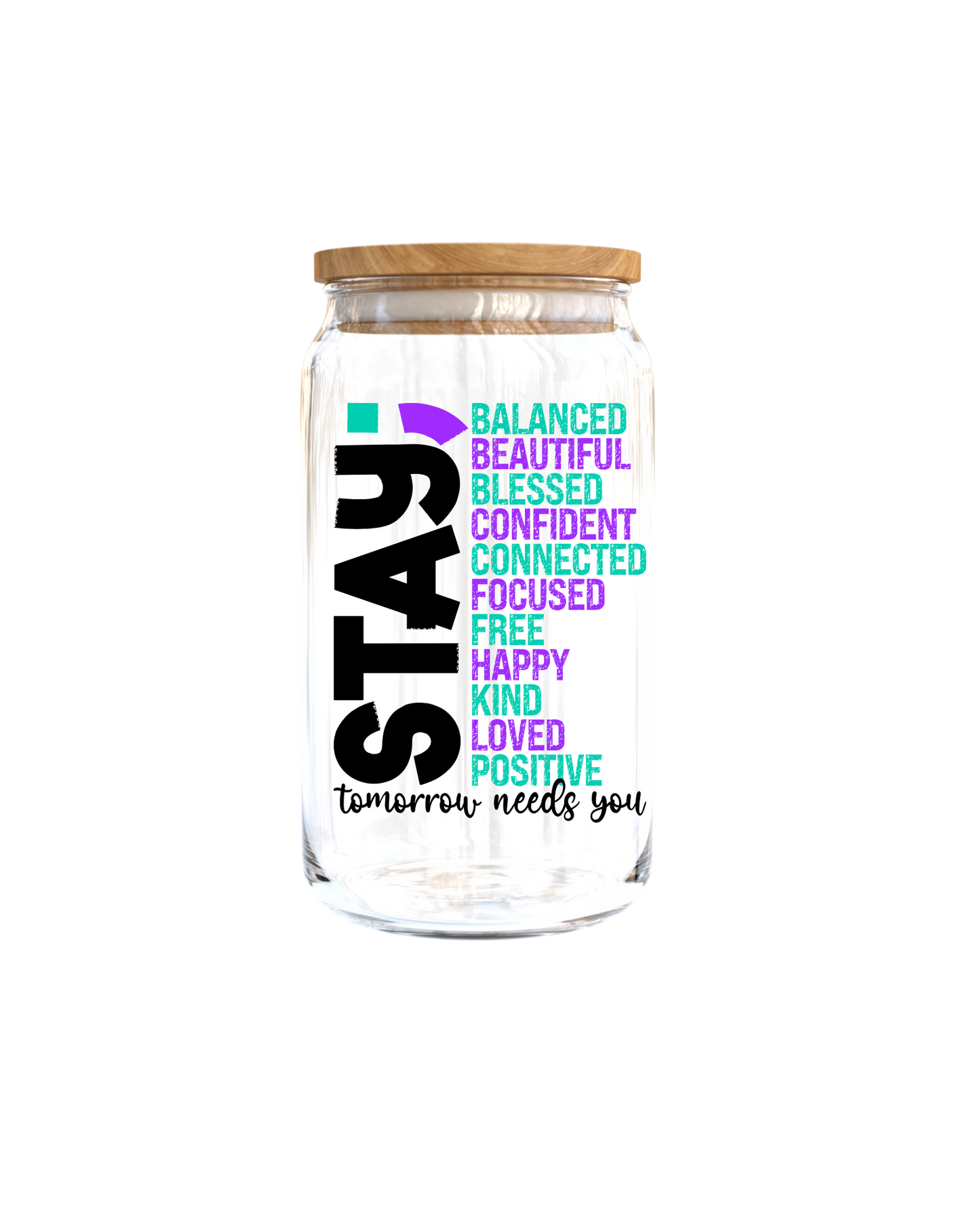 Stay Tomorrow needs you- Journal UV DTF