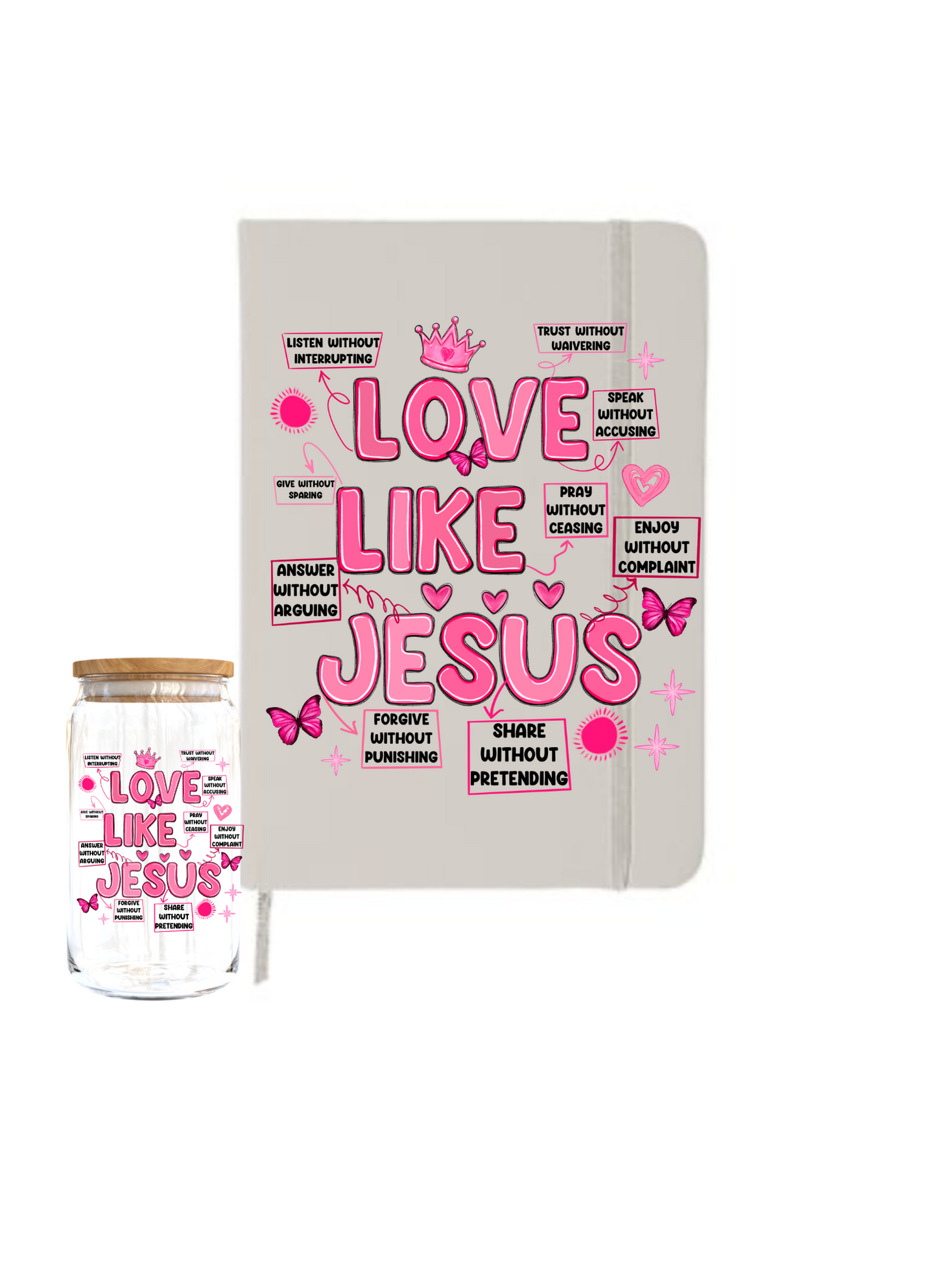 Love Like Jesus | Journal UV DTF DECAL