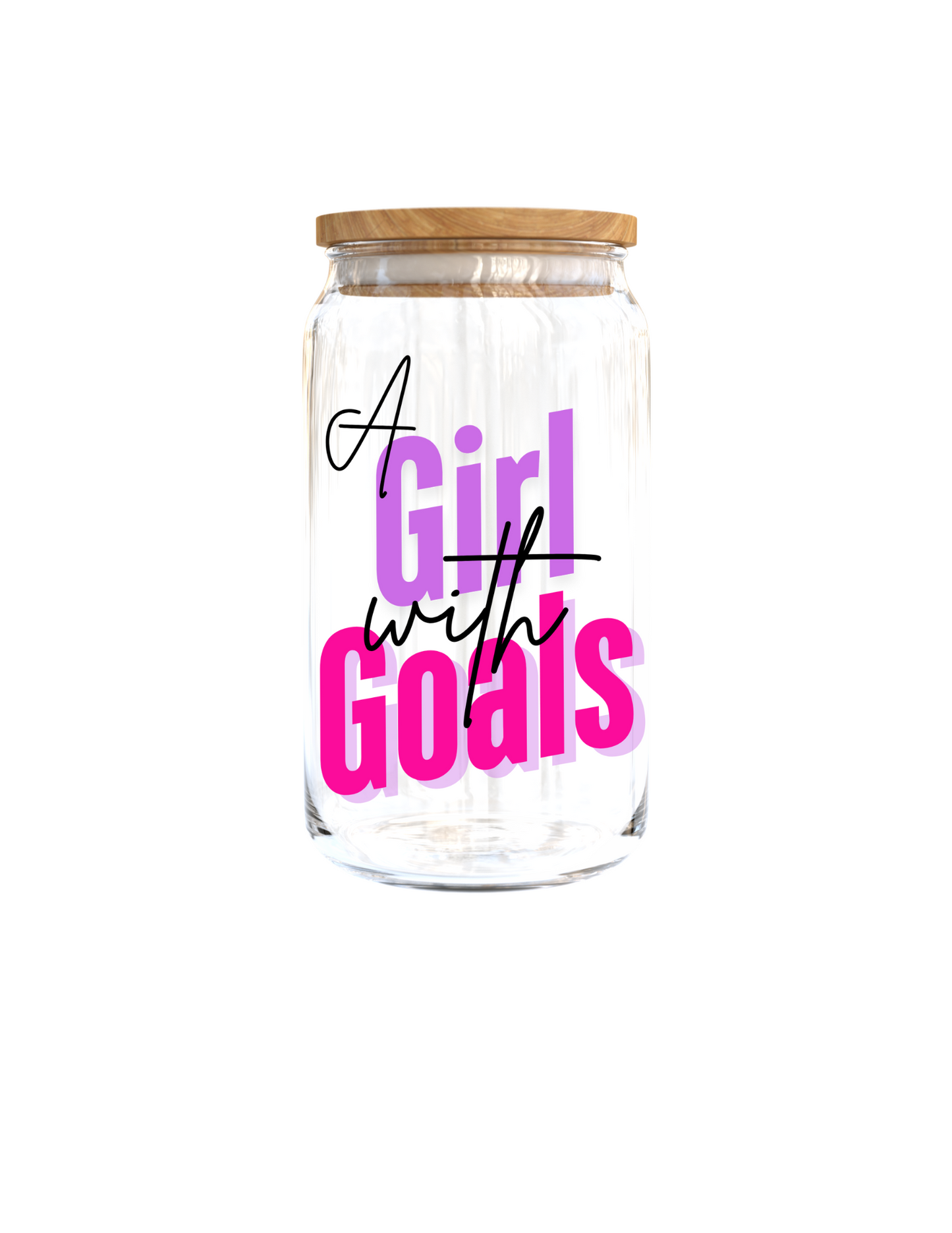 A girl with goals -Journal UV DTF DECAL
