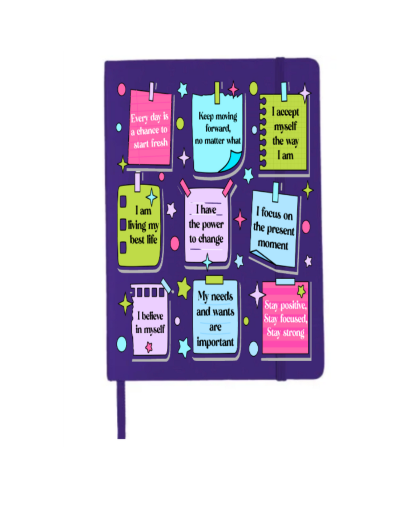 Sticky notes (Motivational )- Journal UV DTF DECAL