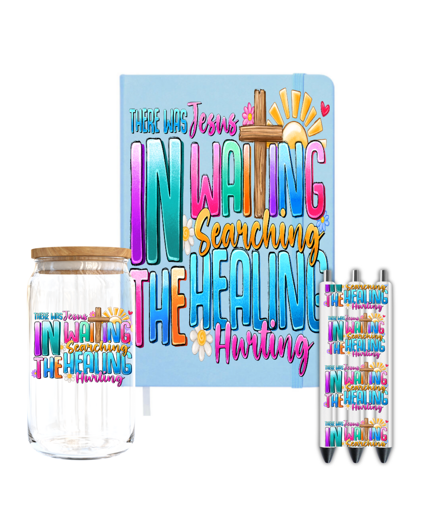 There was Jesus in the waiting -Journal UV DTF DECAL