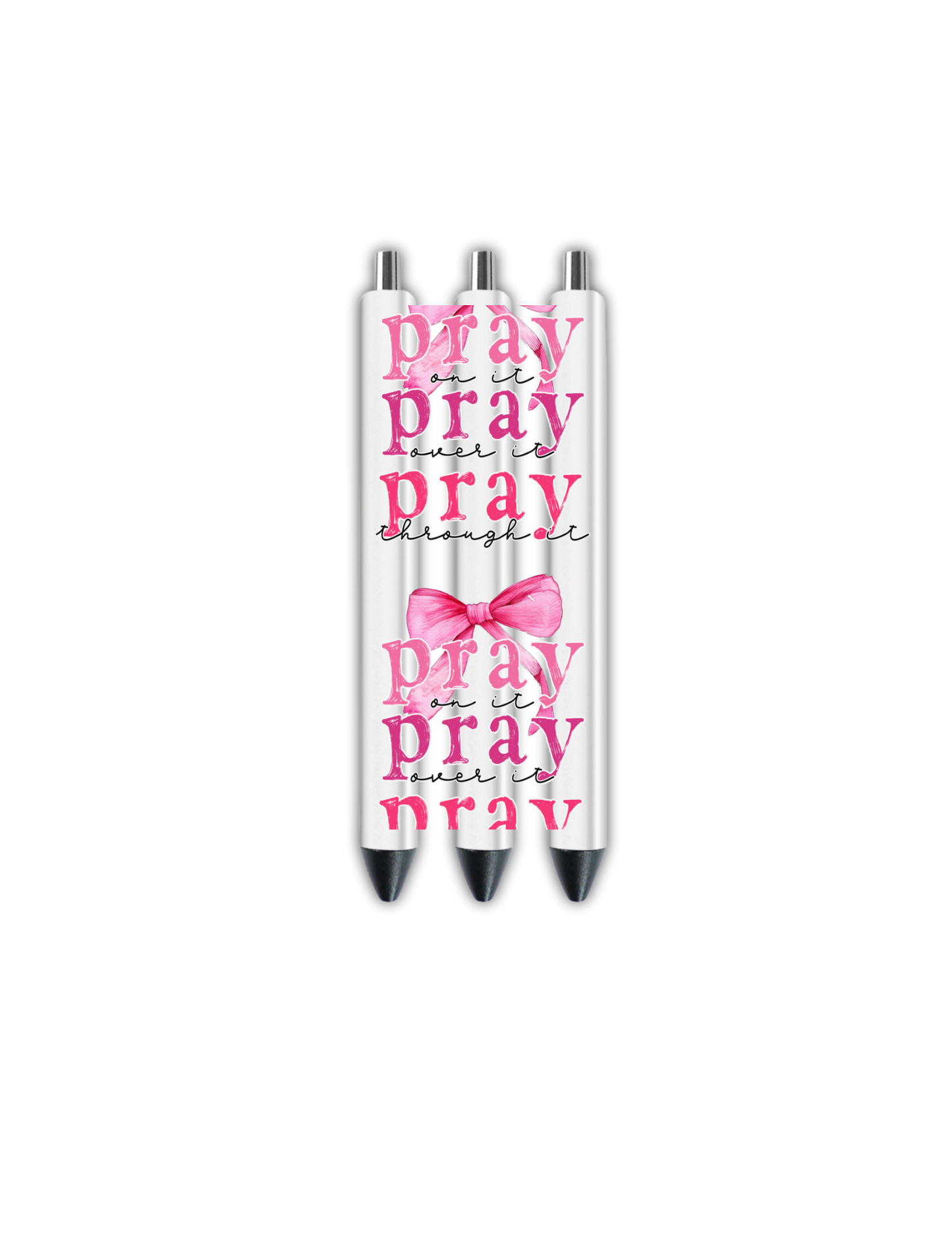 Pray on it - pink - Journal UV DTF