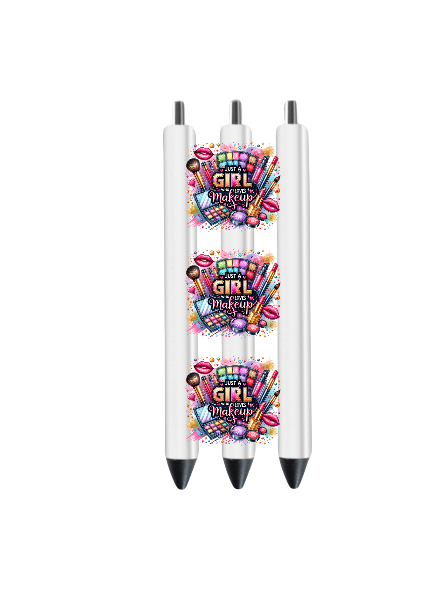 Just a girl you love makeup- Journal UV DTF DECAL