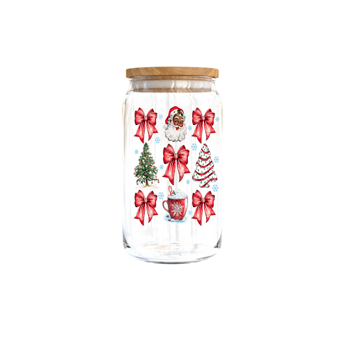 Christmas Black Santa-UV DTF