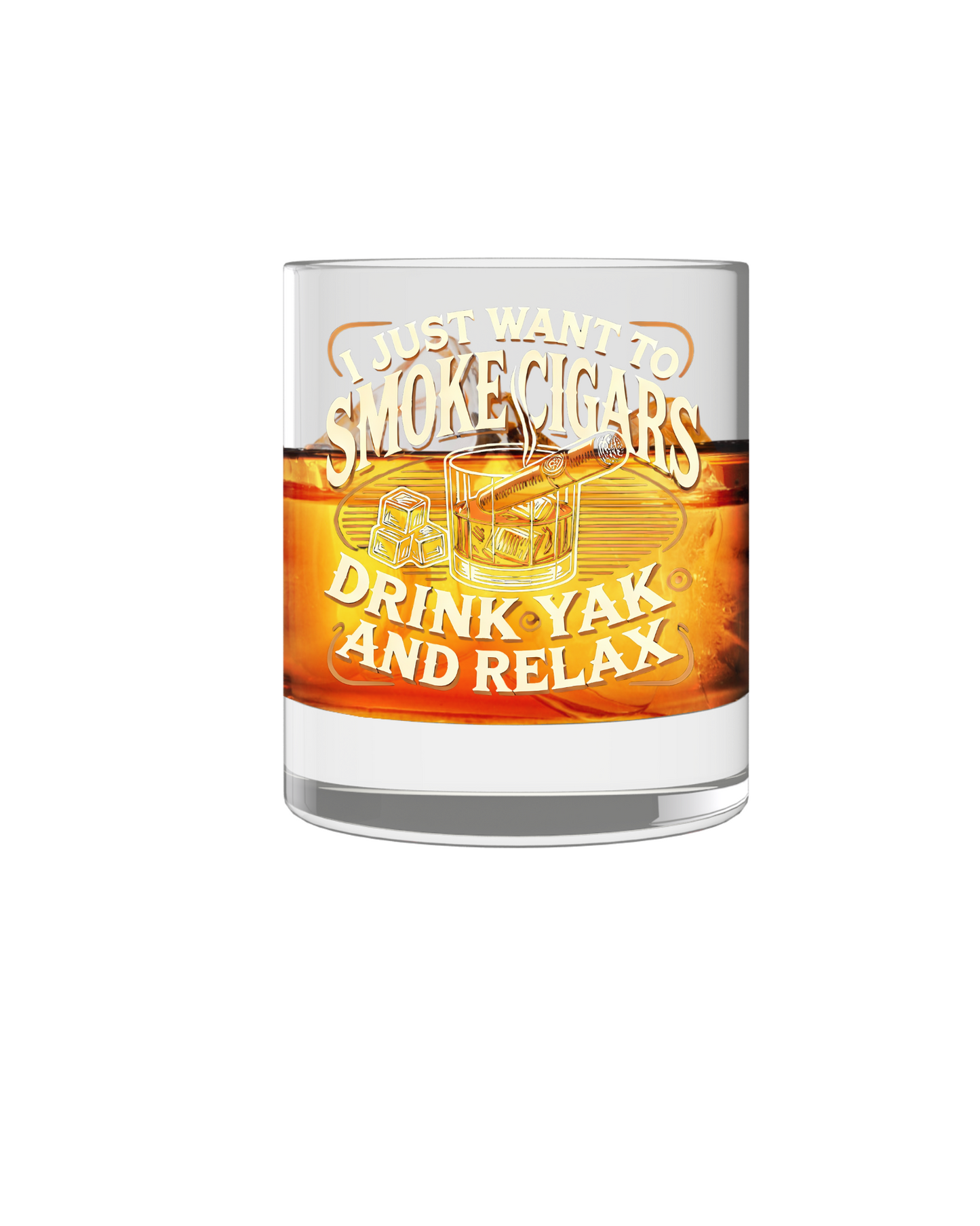 I just want to smoke cigars-UV DTF DECAL3"