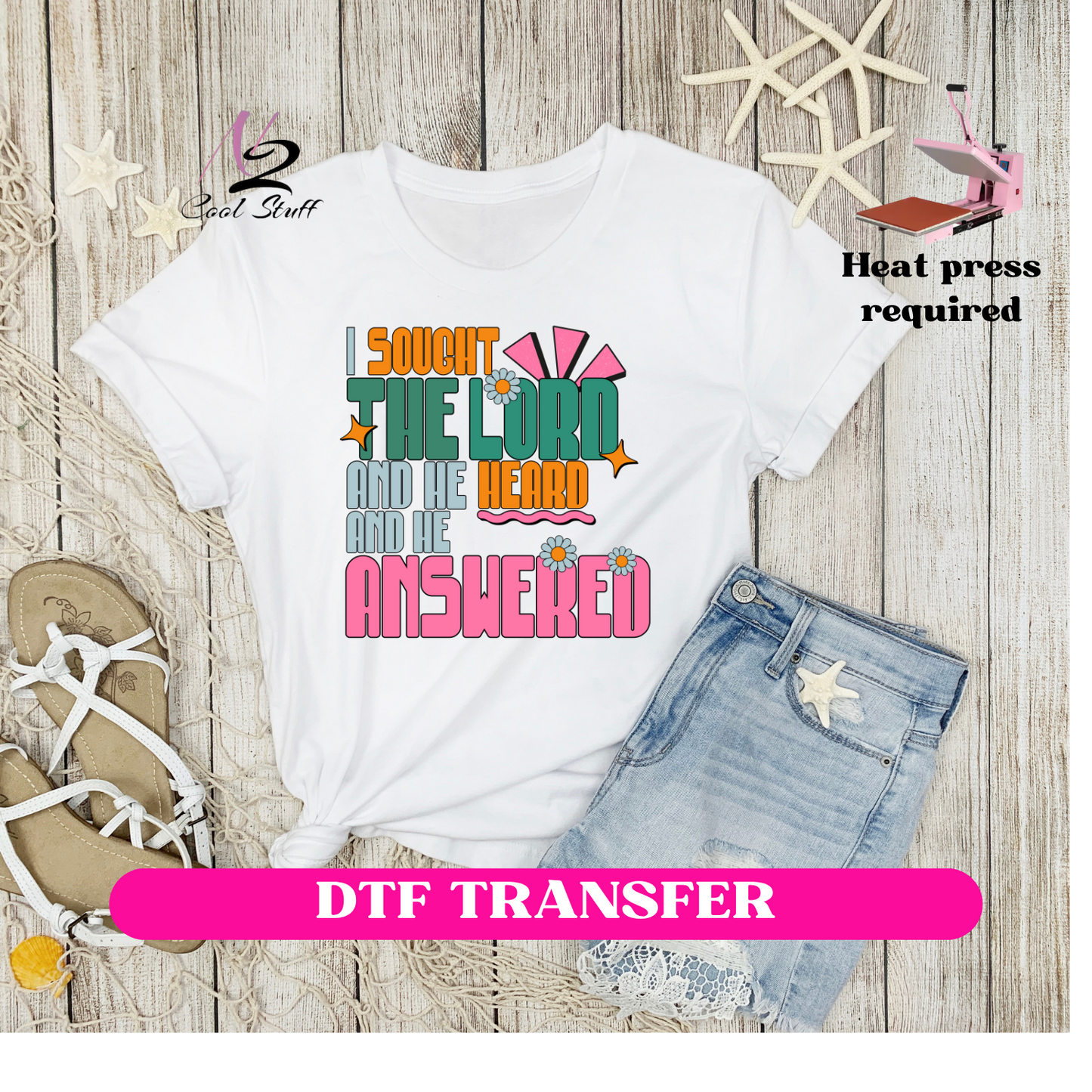 I sought the lord and heard-Dtf Transfer