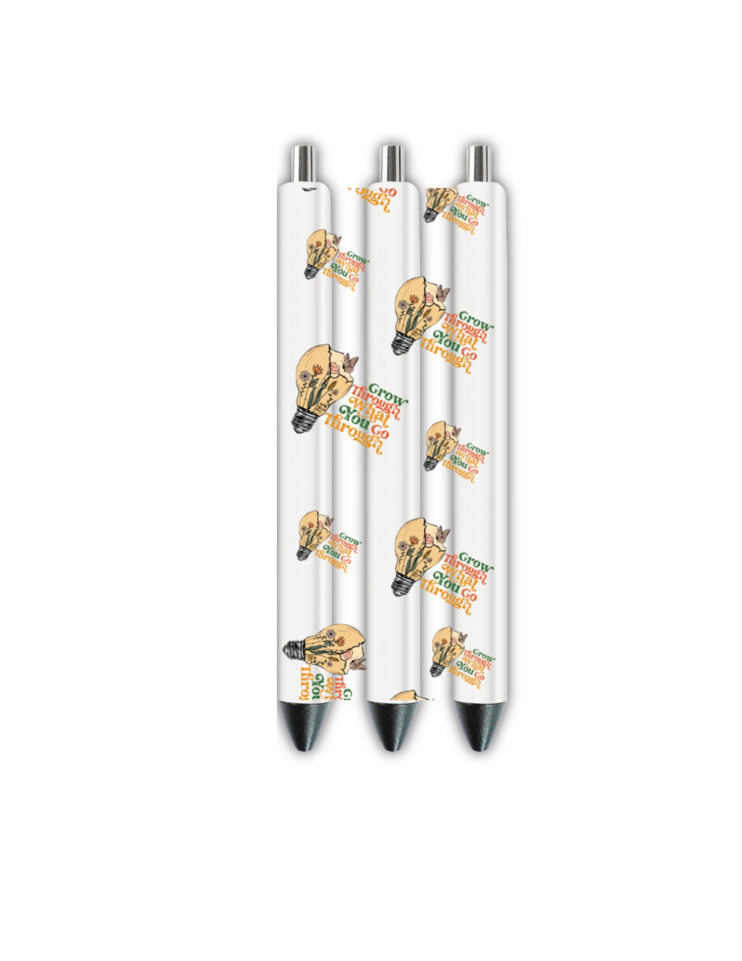 Grow through what you go through-Journal UV DTF DECAL