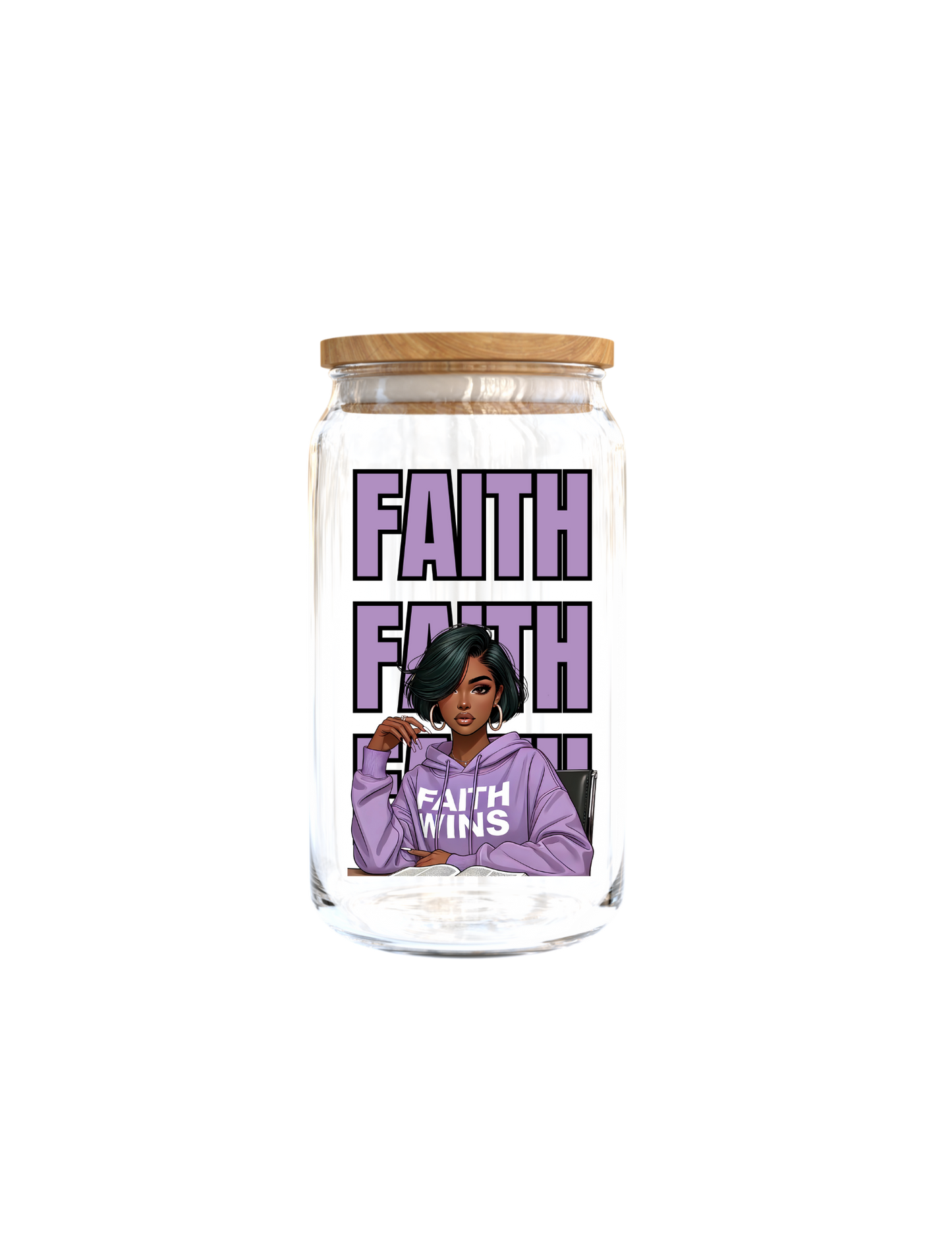 Faith (Purple)- Journal UV DTF