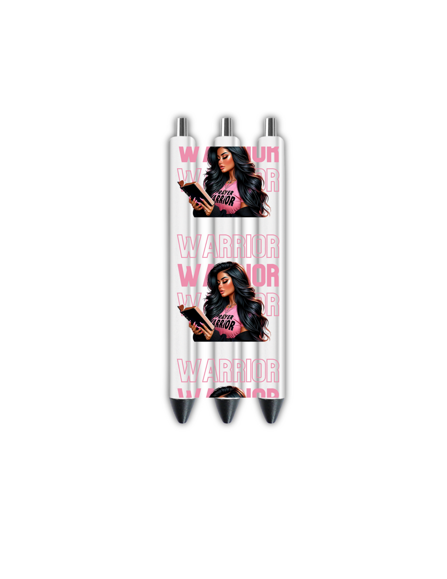 Warrior -pink latino girl - Journal UV DTF