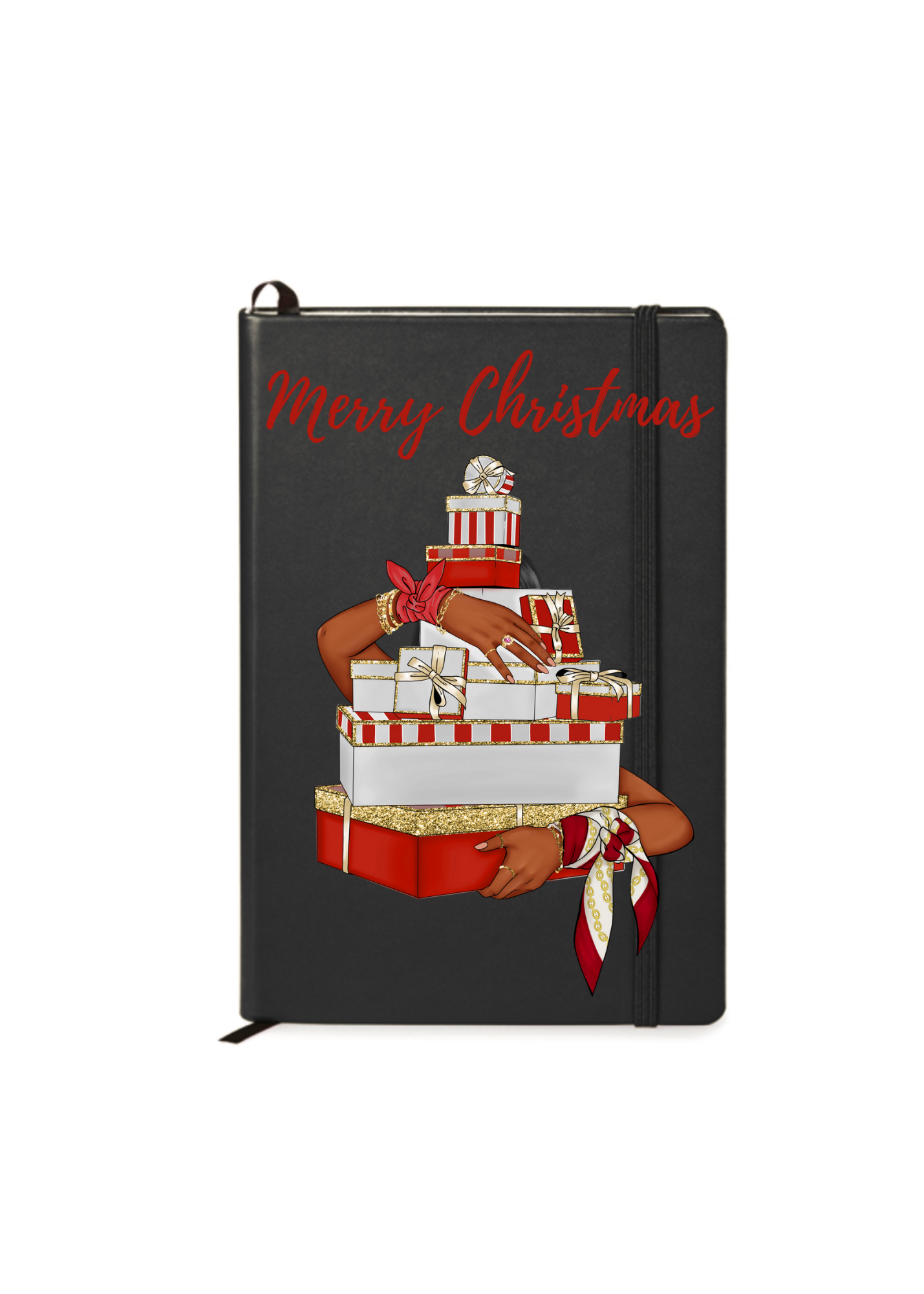 Merry Christmas (Gift boxes) RED, WHITE-UV DTF
