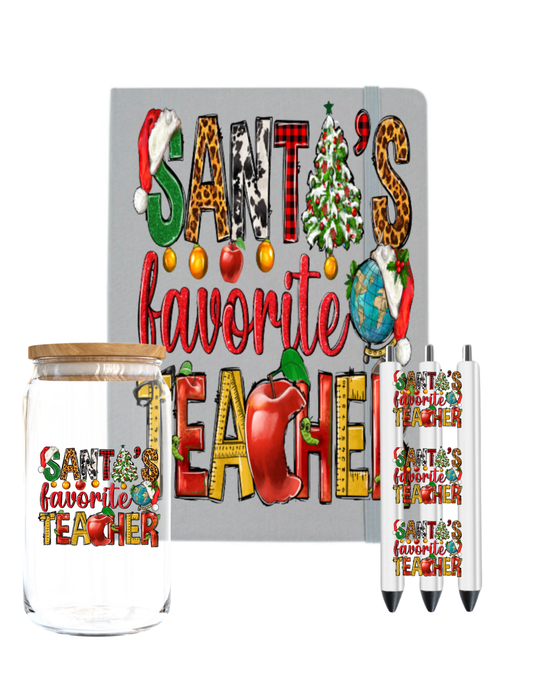 Santas Favorite Teacher -UV DTF