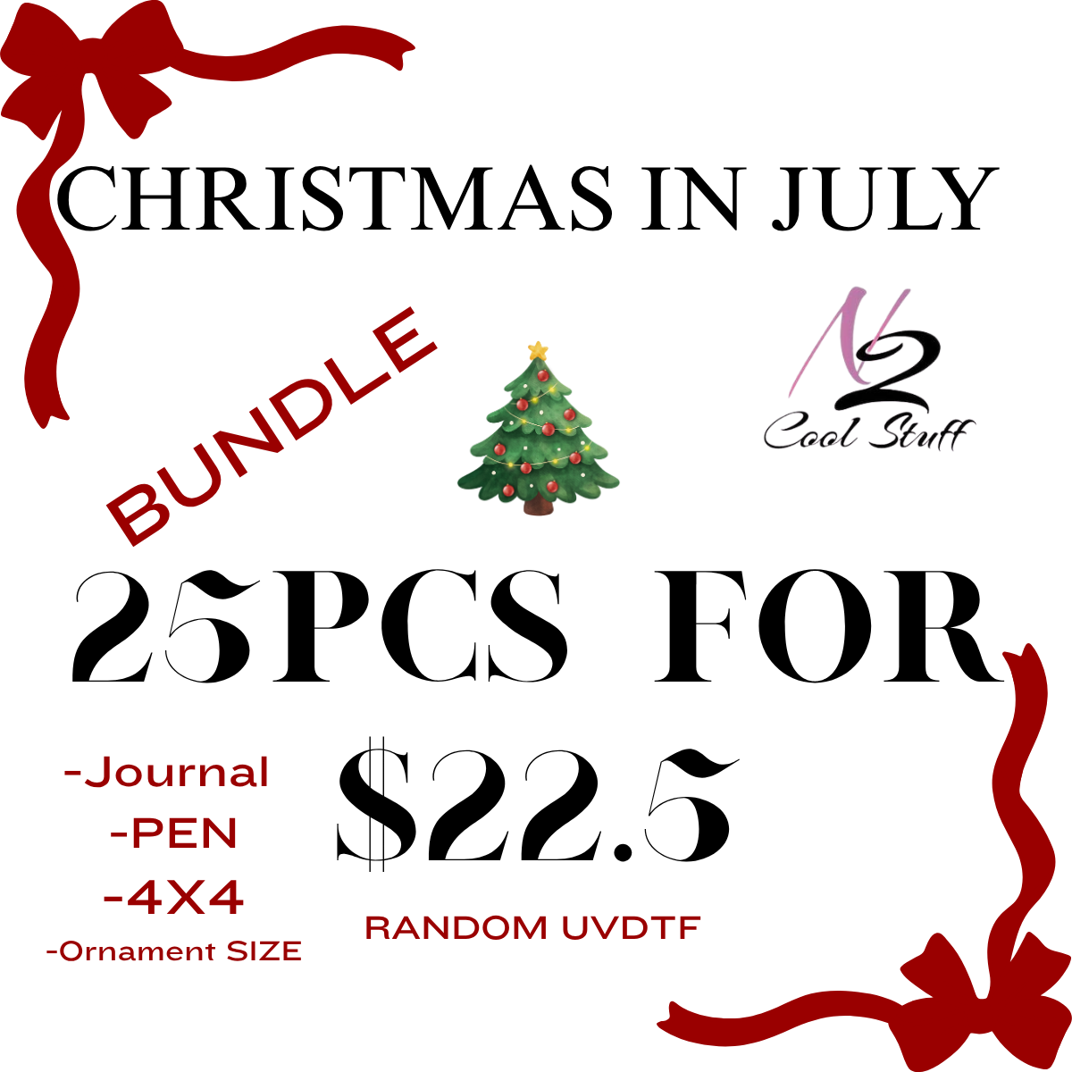 Christmas Bundle 25pcs for $22.5