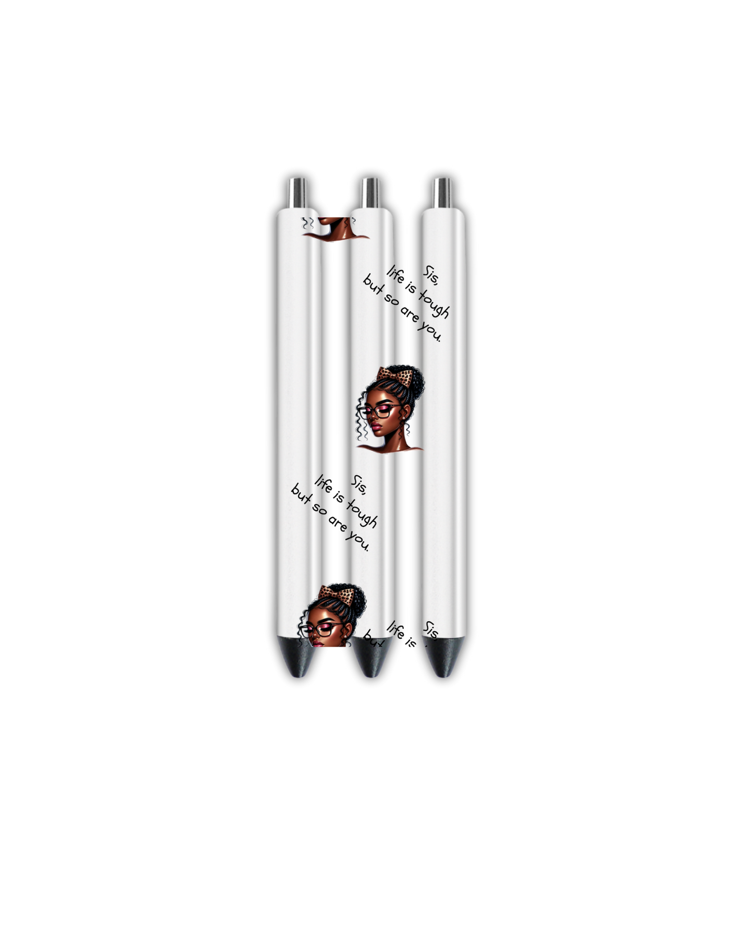 Sis, life is tough but so are you- Journal UV DTF