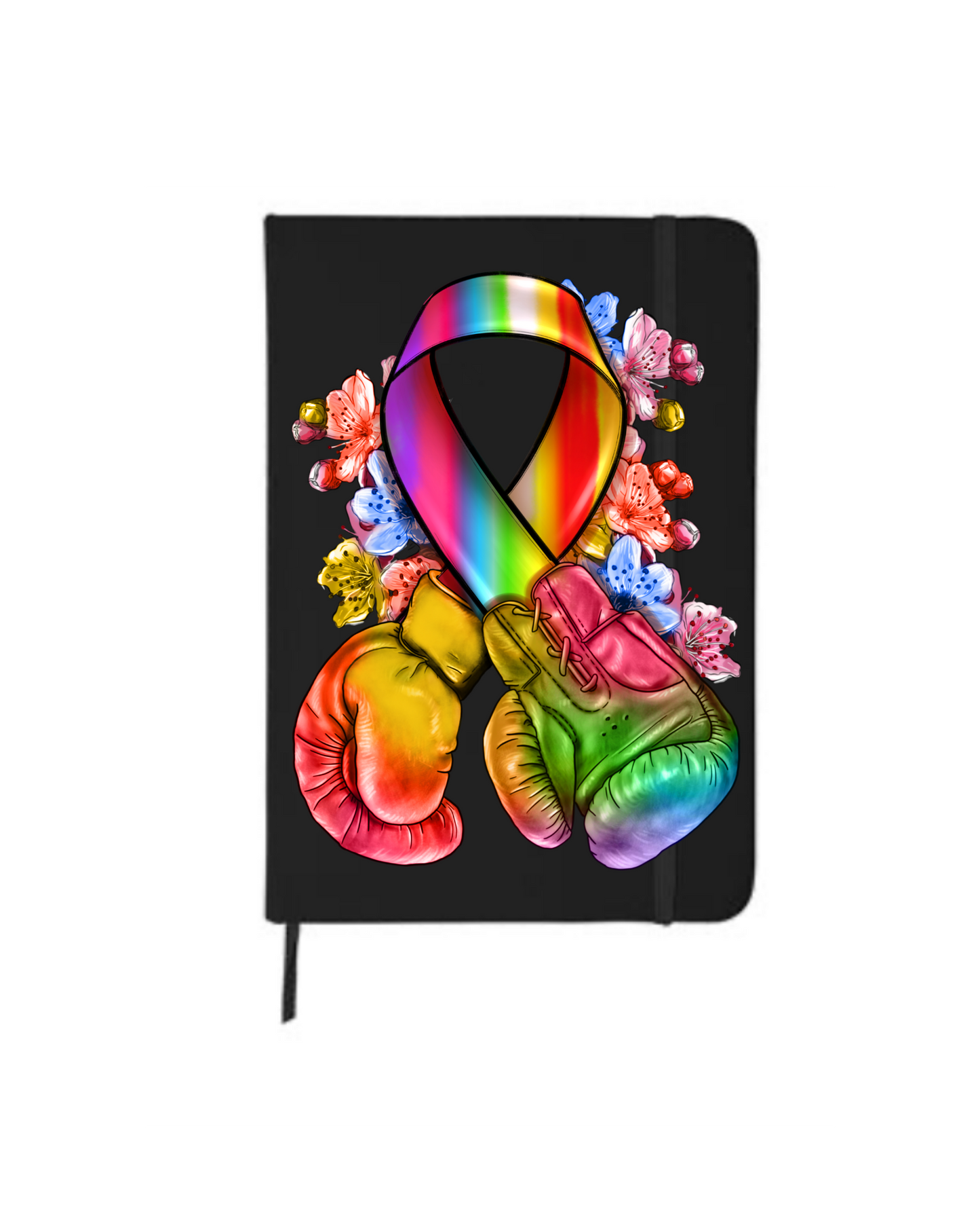 Cancer gloves awareness all colors - Journal UV DTF