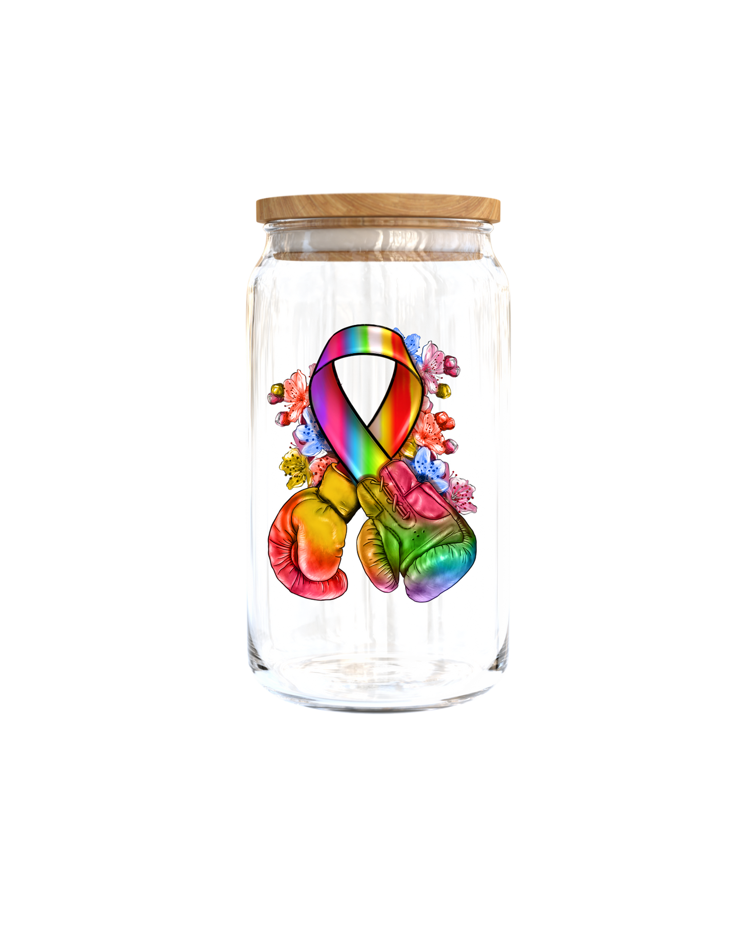 Cancer gloves awareness all colors - Journal UV DTF