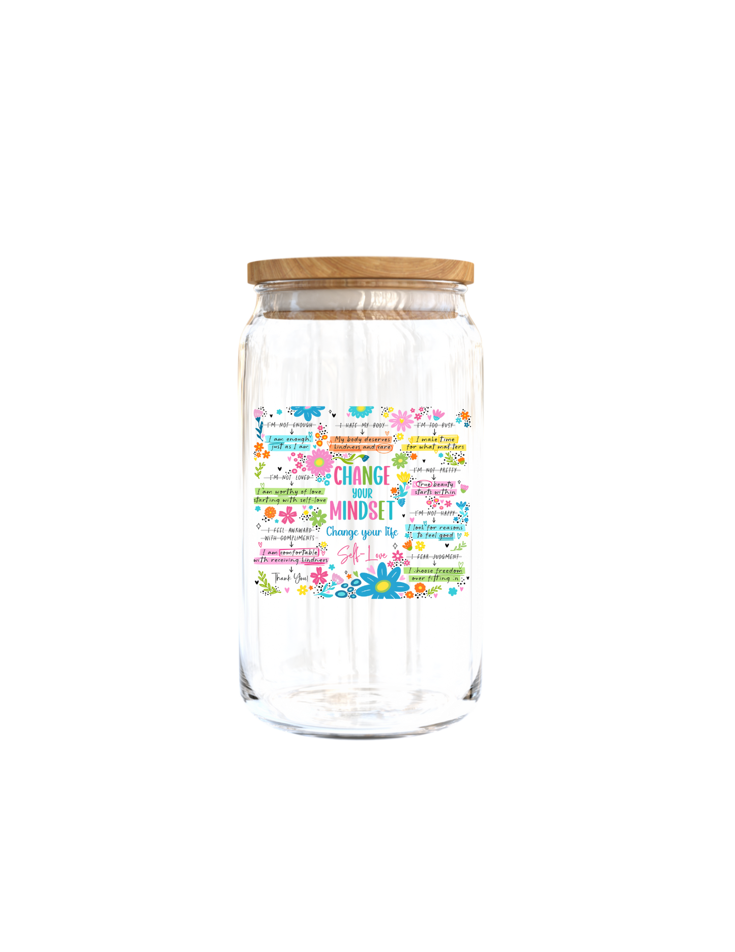 Change your mindsent- Journal UV DTF