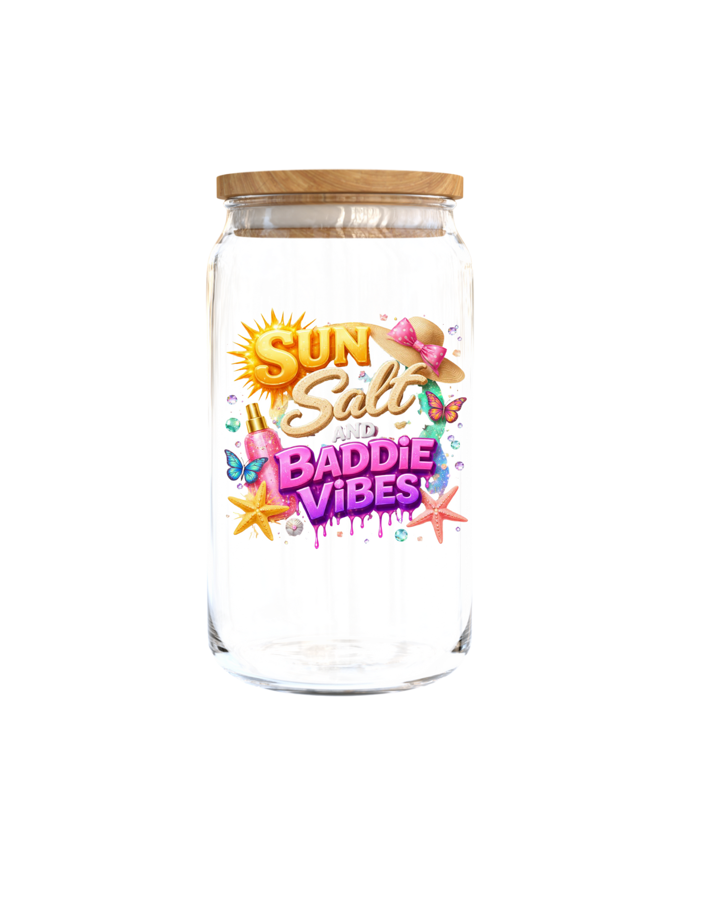 Sun salt and Babbie Vibes-UV DTF