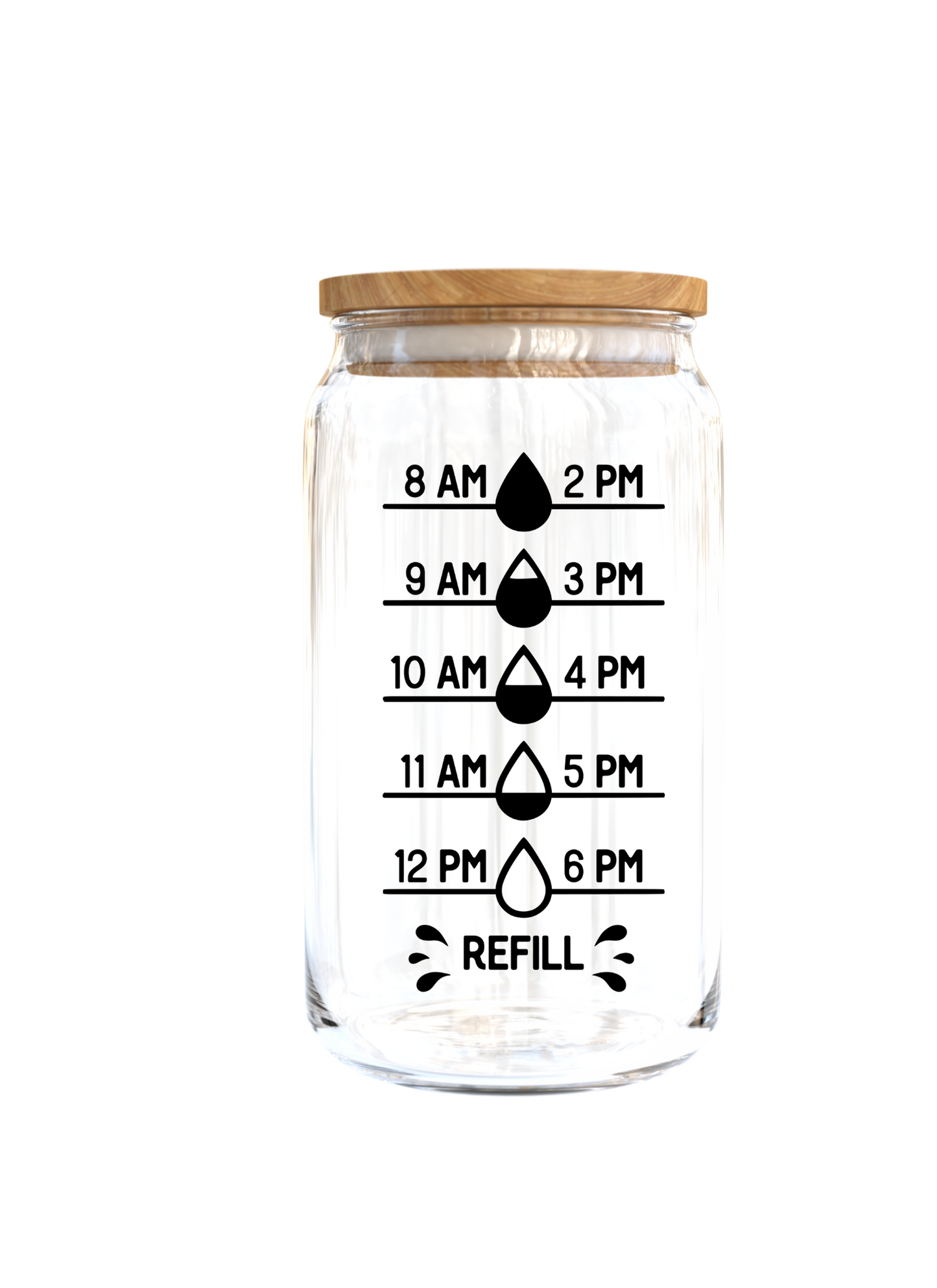 Water / Drink tracker -UV DTF DECAL 4"