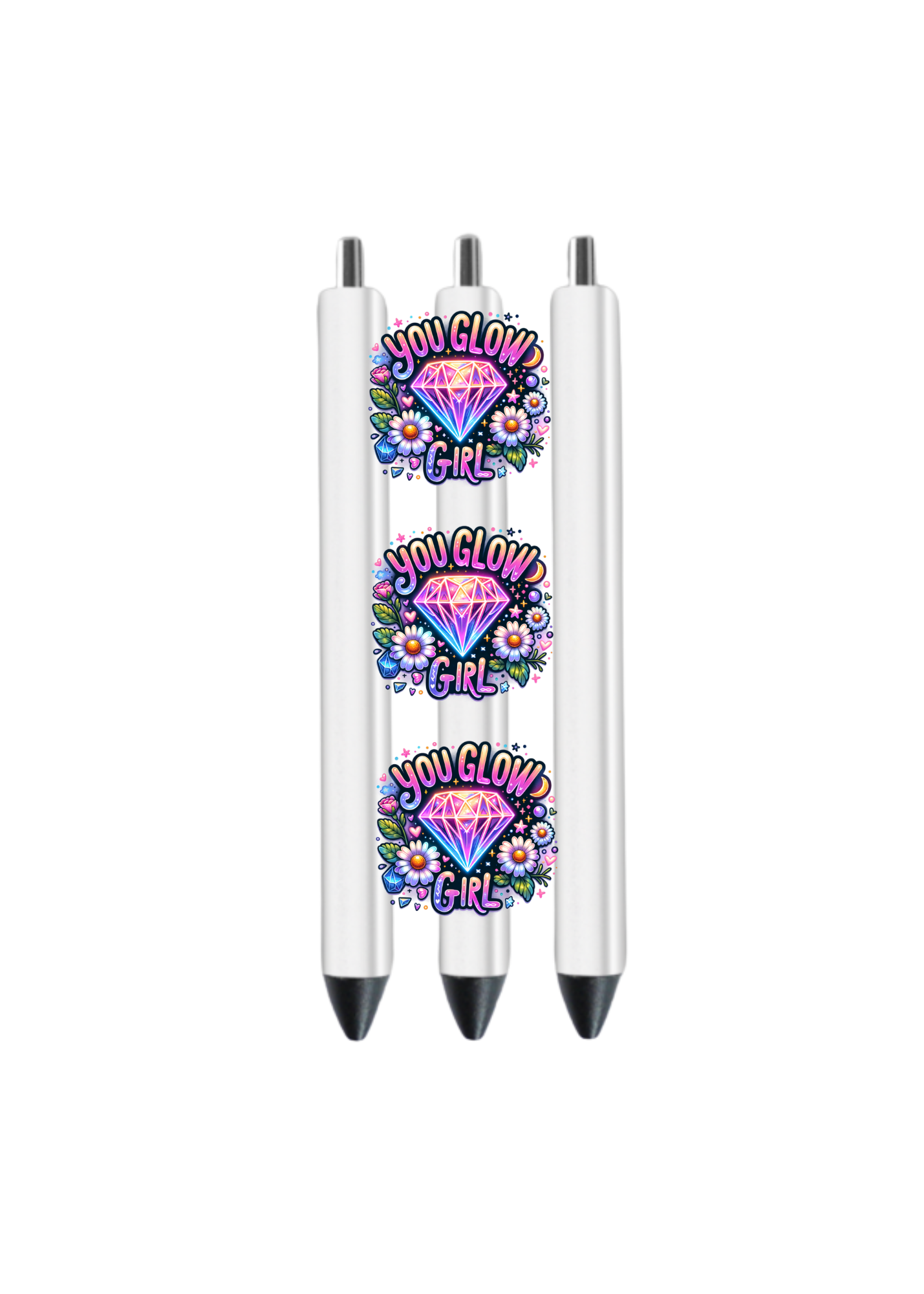 You glow girl- (inspiration related)-UV DTF