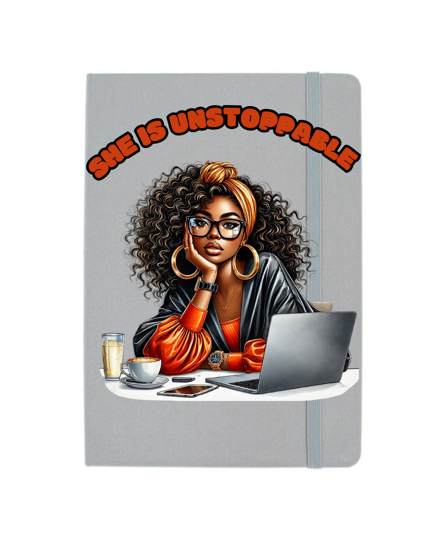 She is unstoppable-Journal UV DTF DECAL