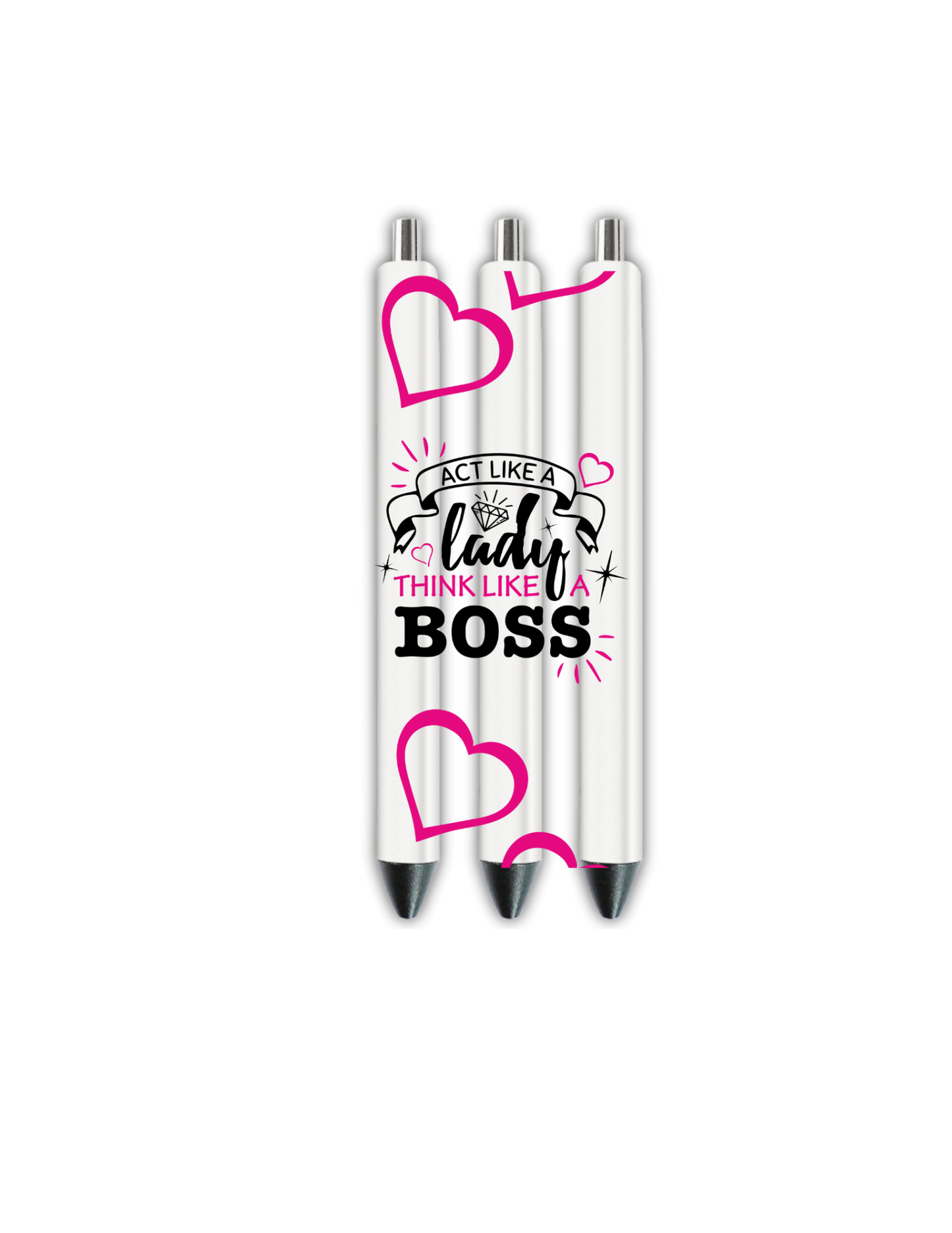 Act like a Lady think like a boss- Journal UV DTF DECAL