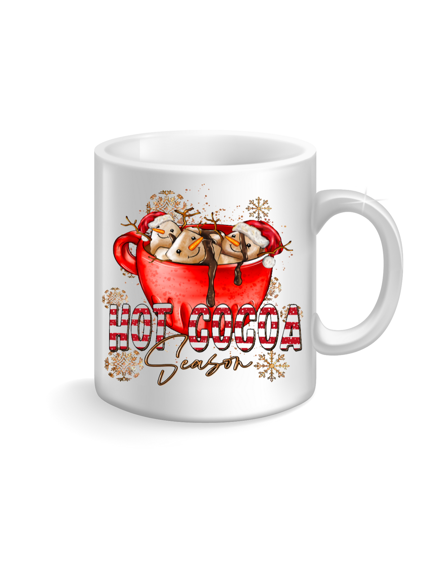 Hot Cocoa Season- size:3''UV DTF