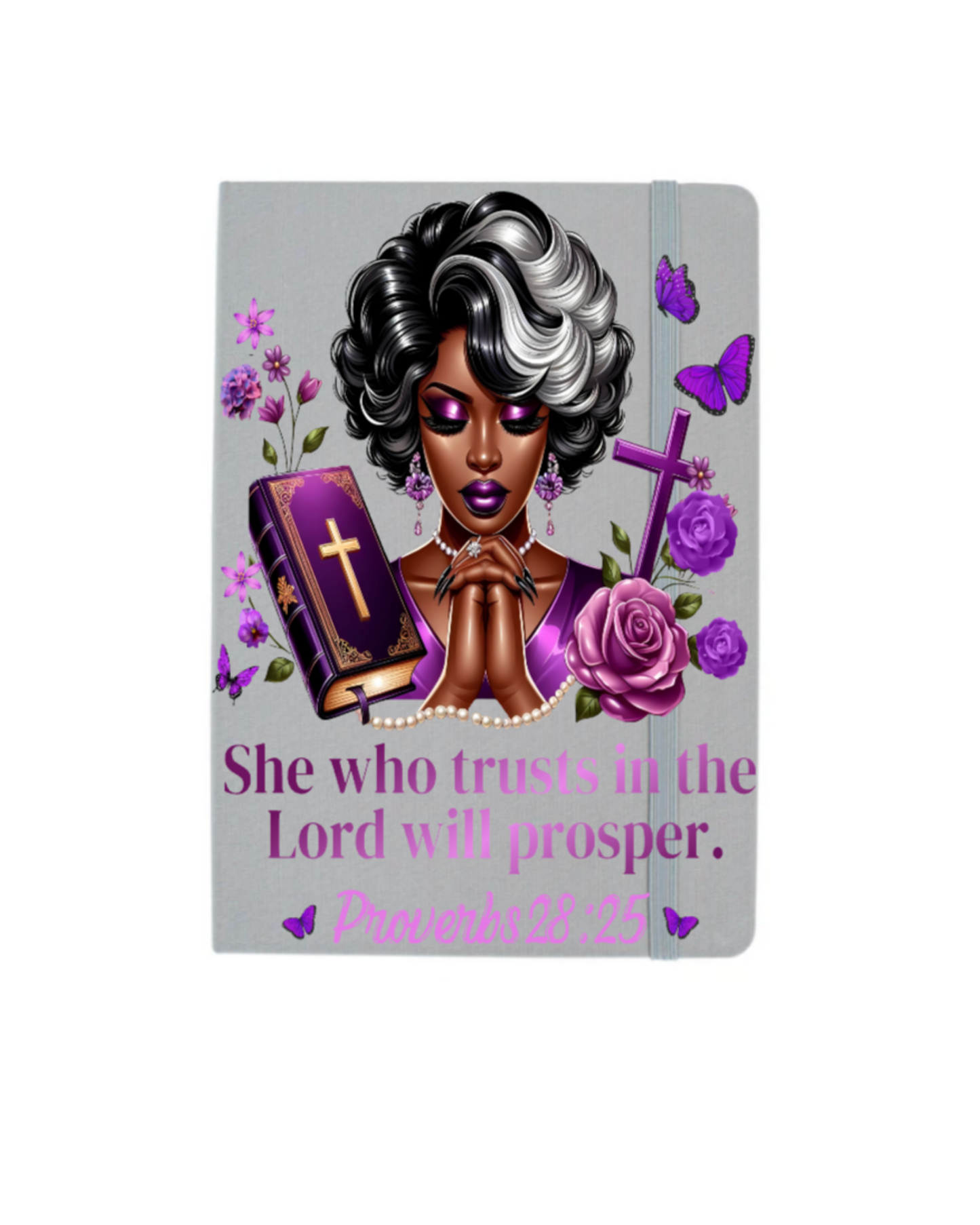 She who trust in the lord- Journal UV DTF