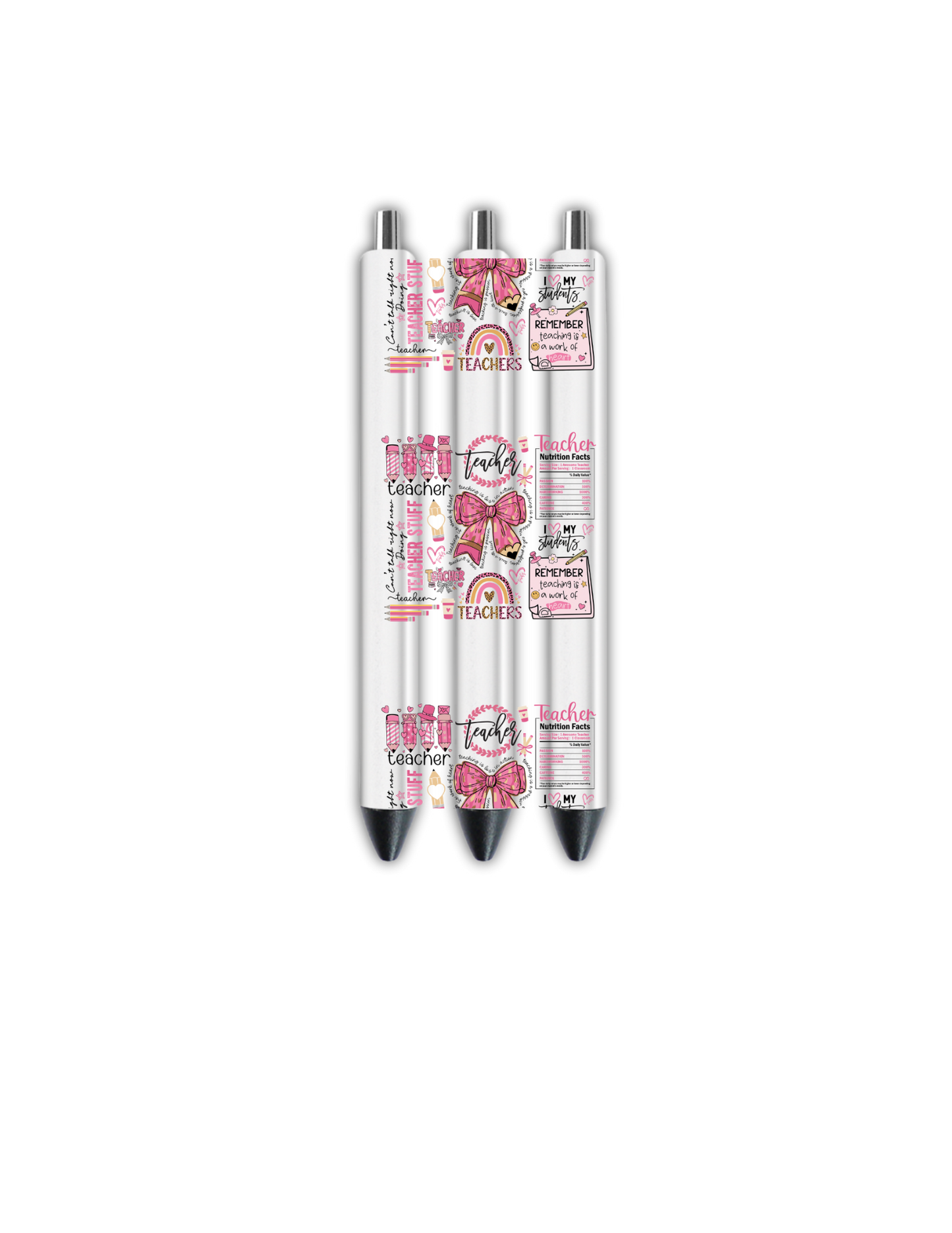 Teacher - pink- Journal UV DTF