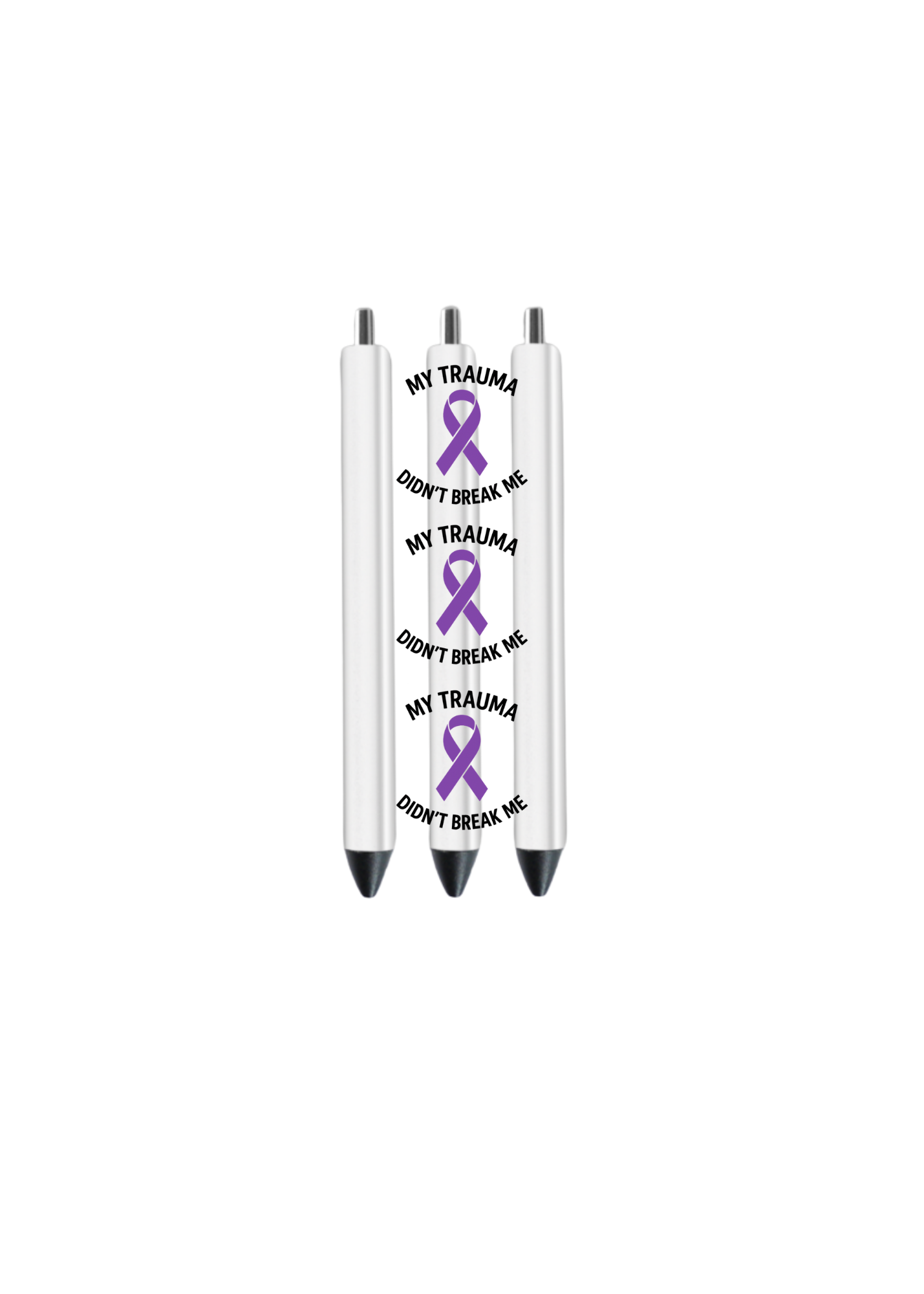 My Trauma Didn't Break me- Domestic violence awareness-UV DTF