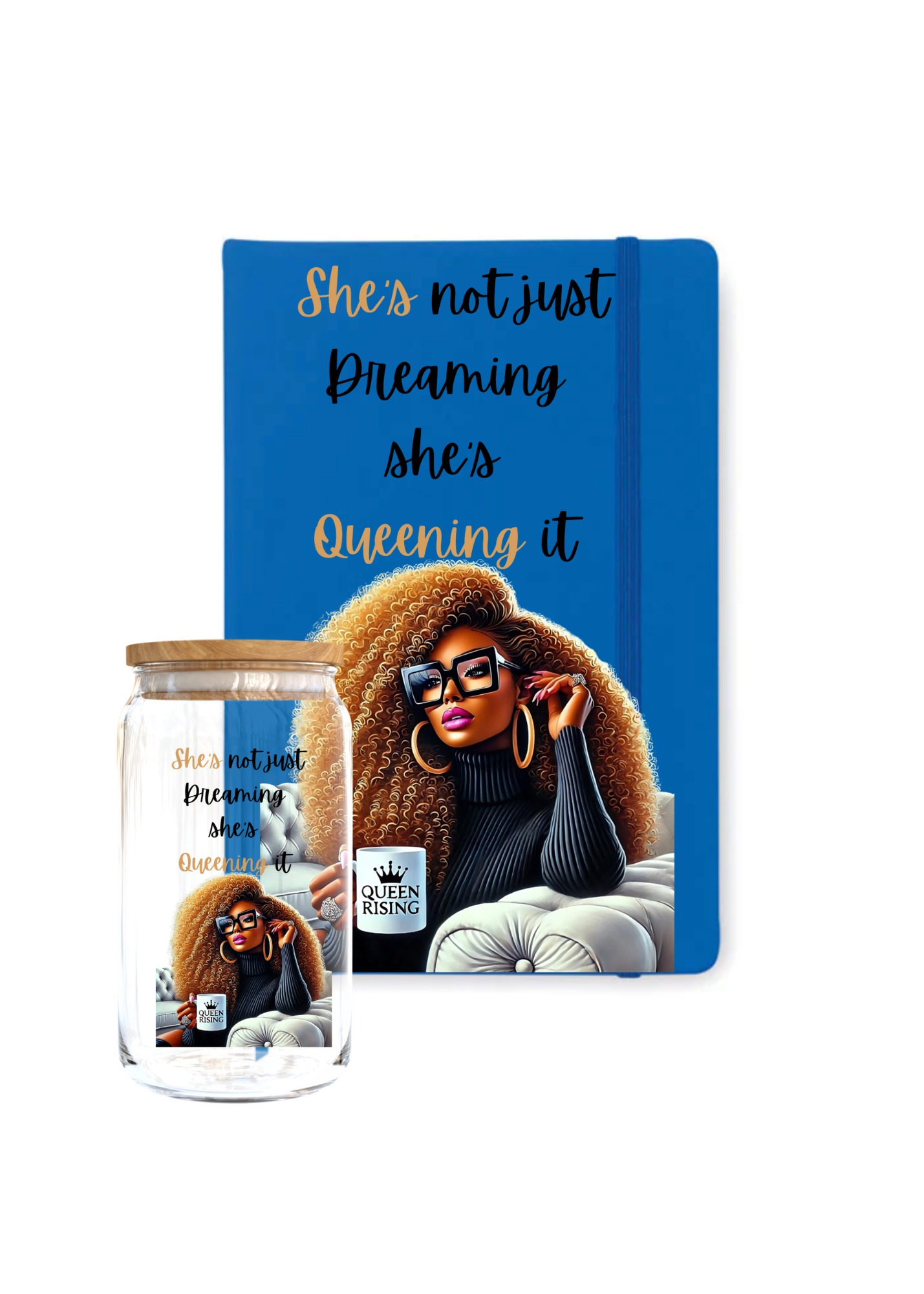 She's not just Dreaming she's Queening it - Journal UV DTF