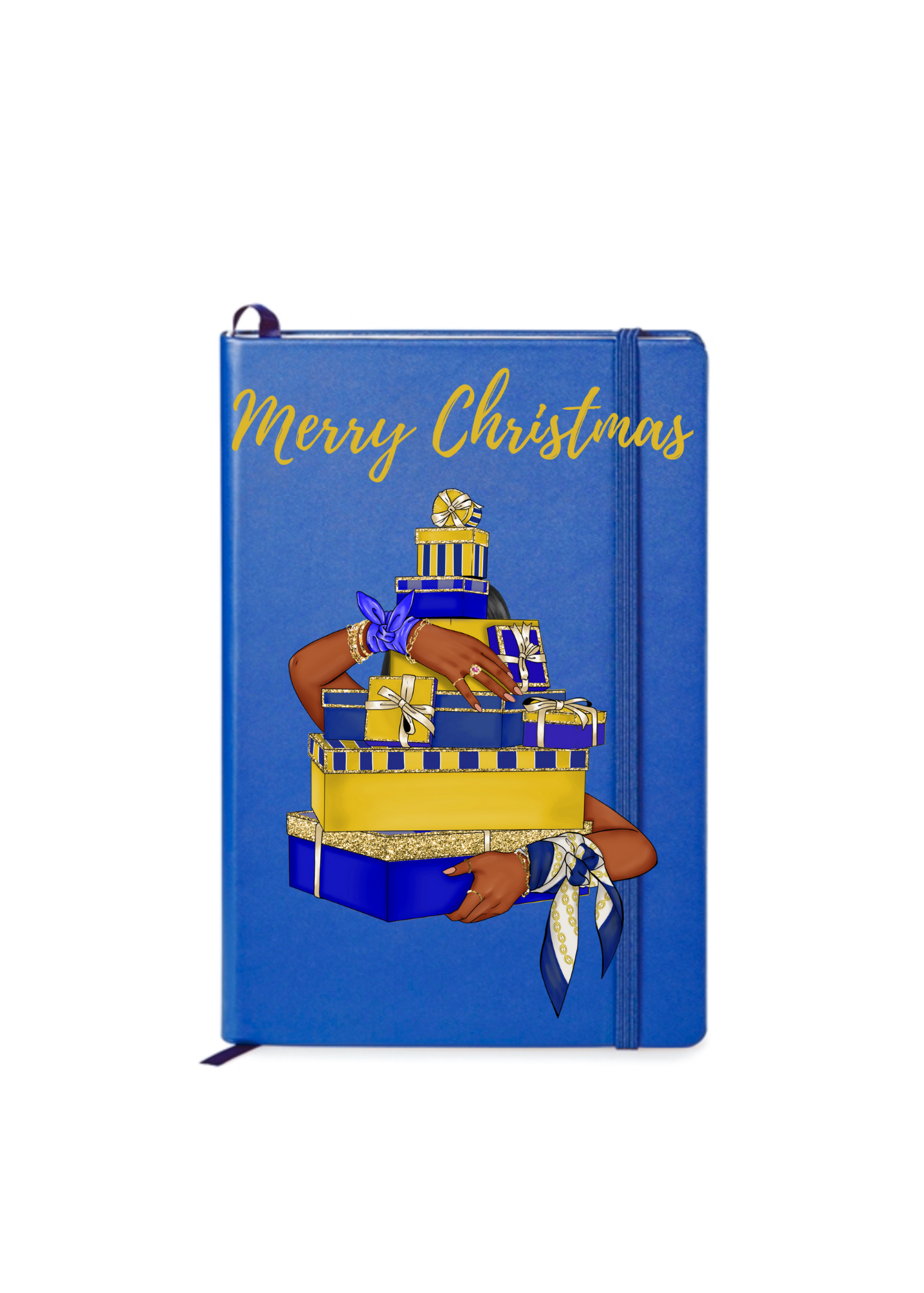 Merry Christmas (Gift boxes) BLUE, YELLOW-UV DTF