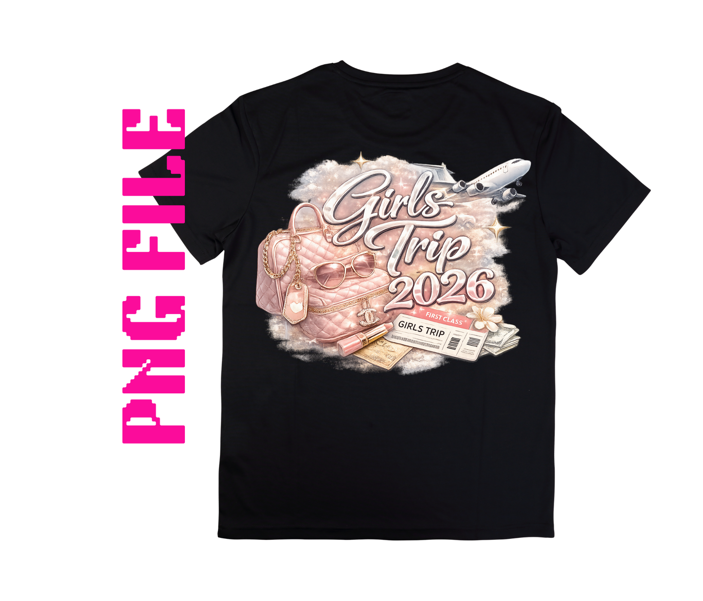 Girls TRip 2026- PINK PNG FILE