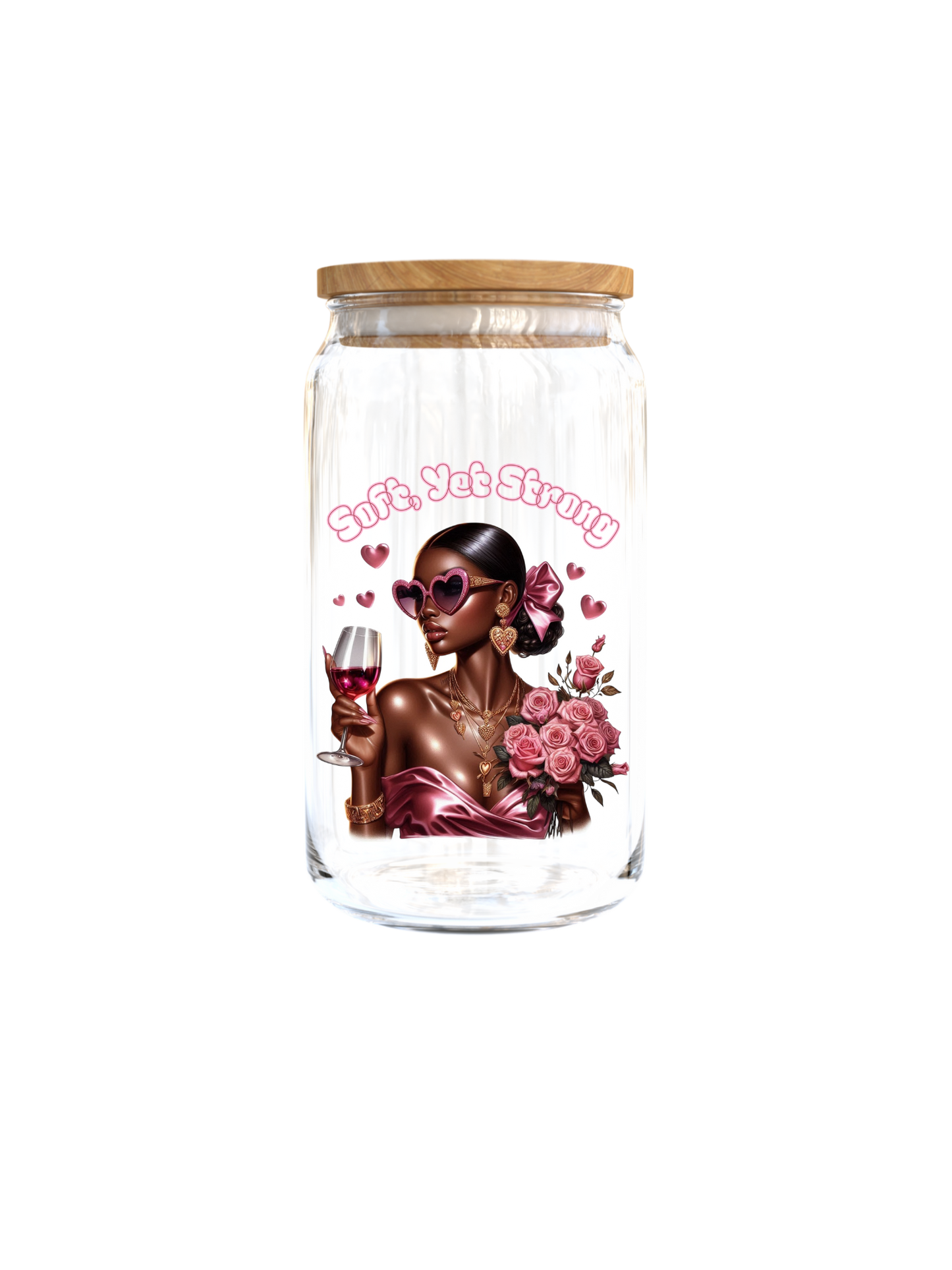 Soft, yet Strong-(Melanin inspirational women ) -UV DTF