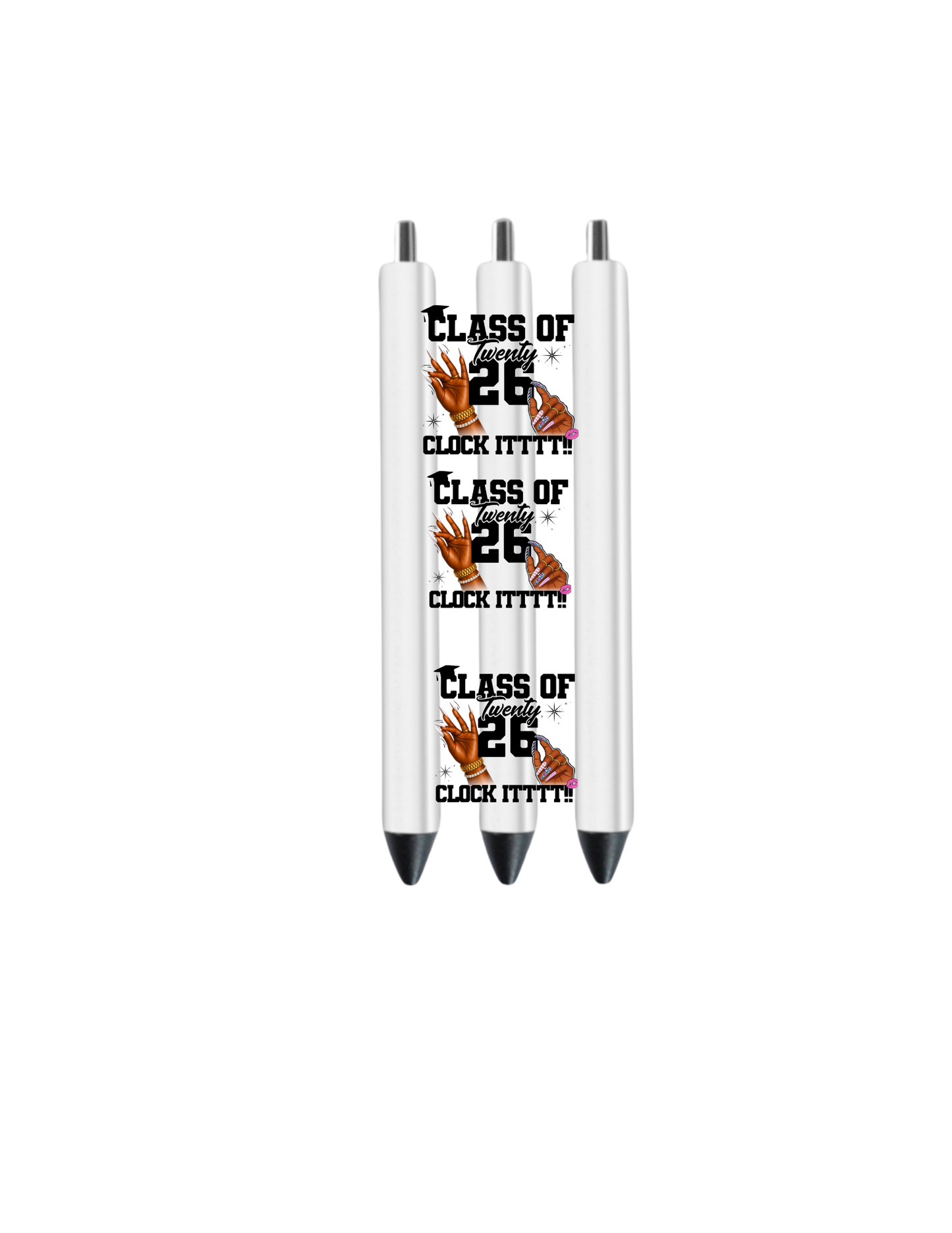 Class of Twenty 26 Clock it - Journal UV DTF DECAL