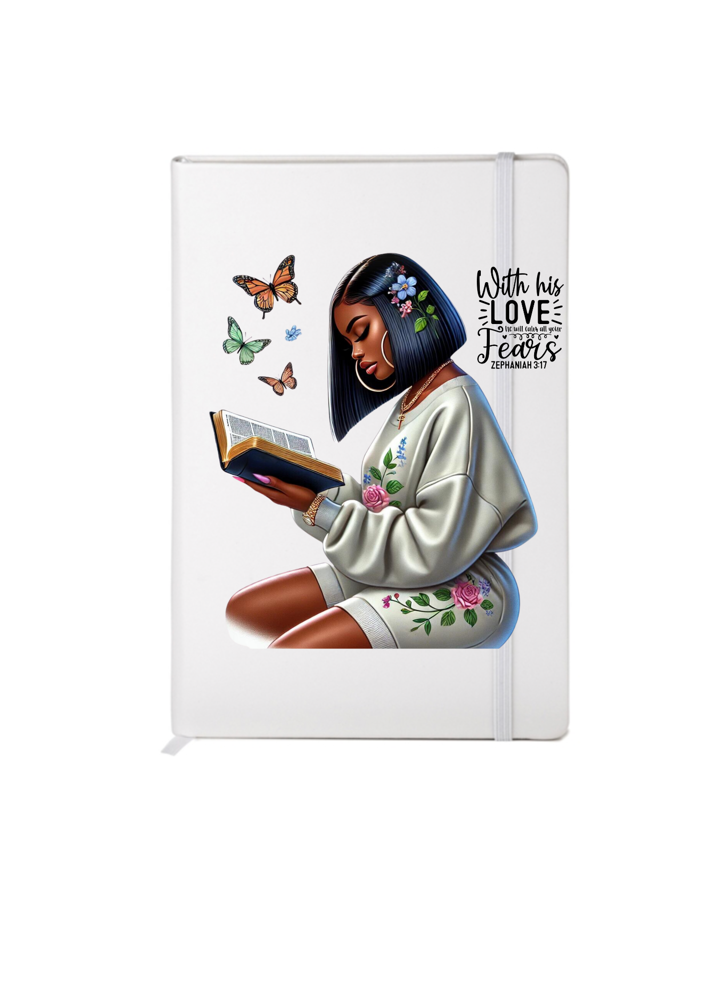 With his love -Journal UV DTF DECAL