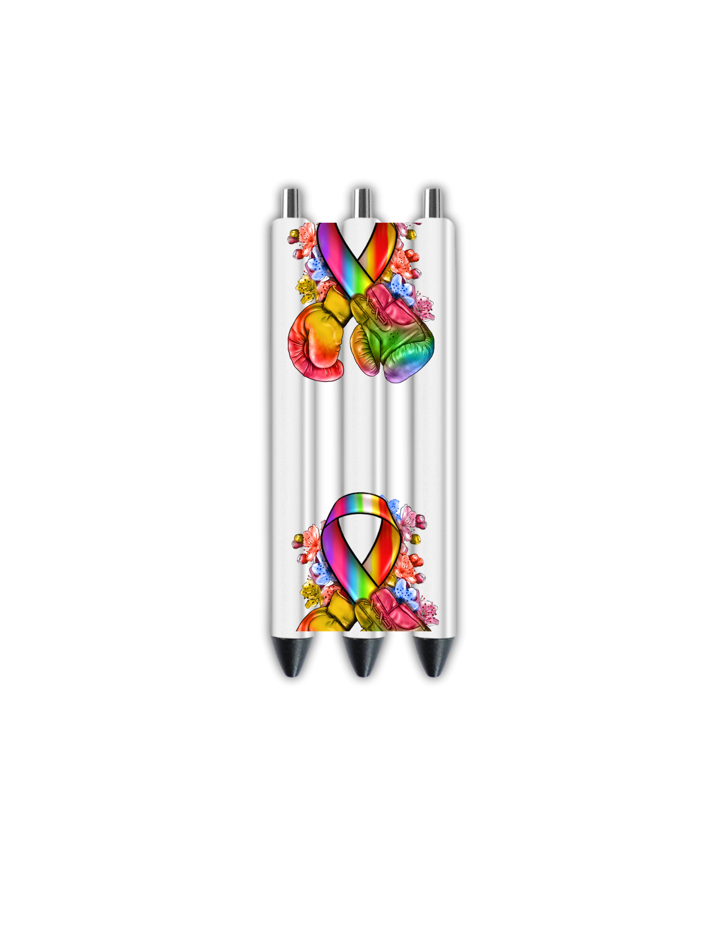Cancer gloves awareness all colors - Journal UV DTF