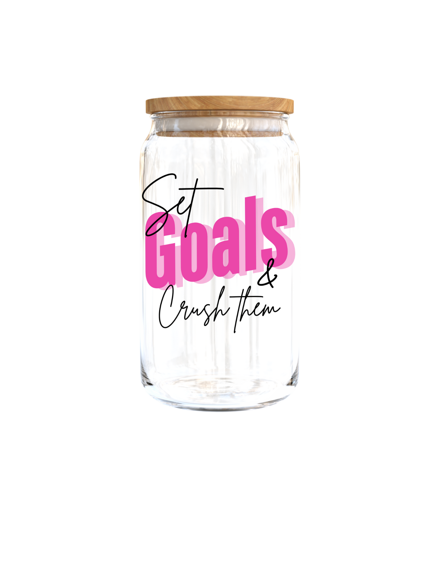 Set goals & crush them-Journal UV DTF DECAL