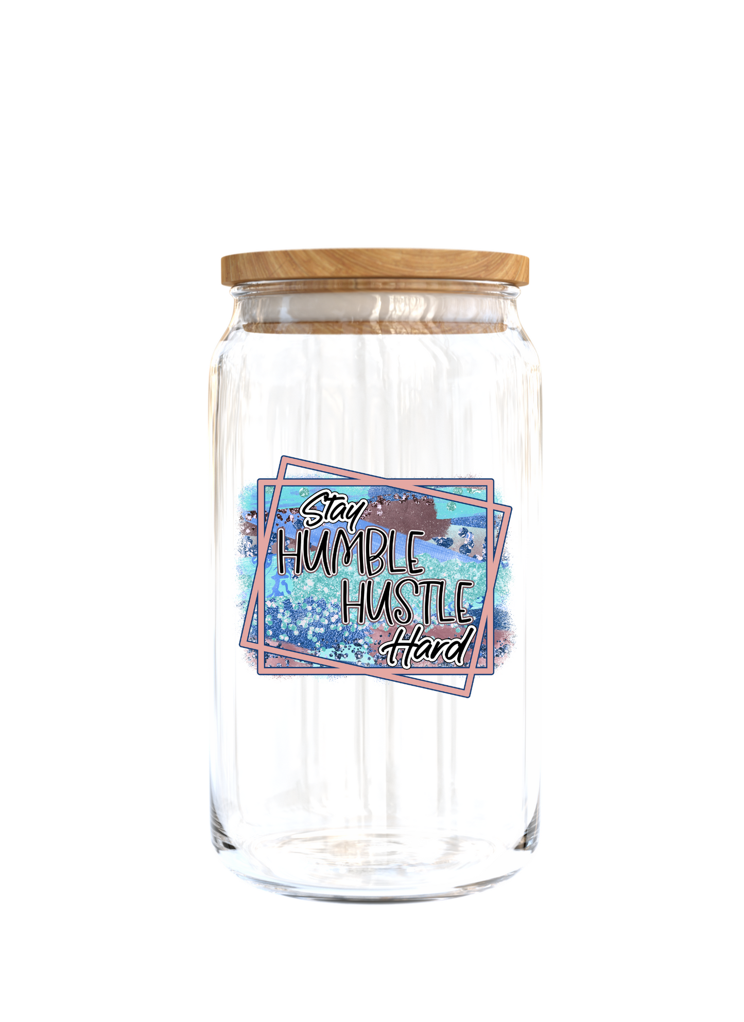 Stay humble hustle hard -UV DTF DECAL 3"