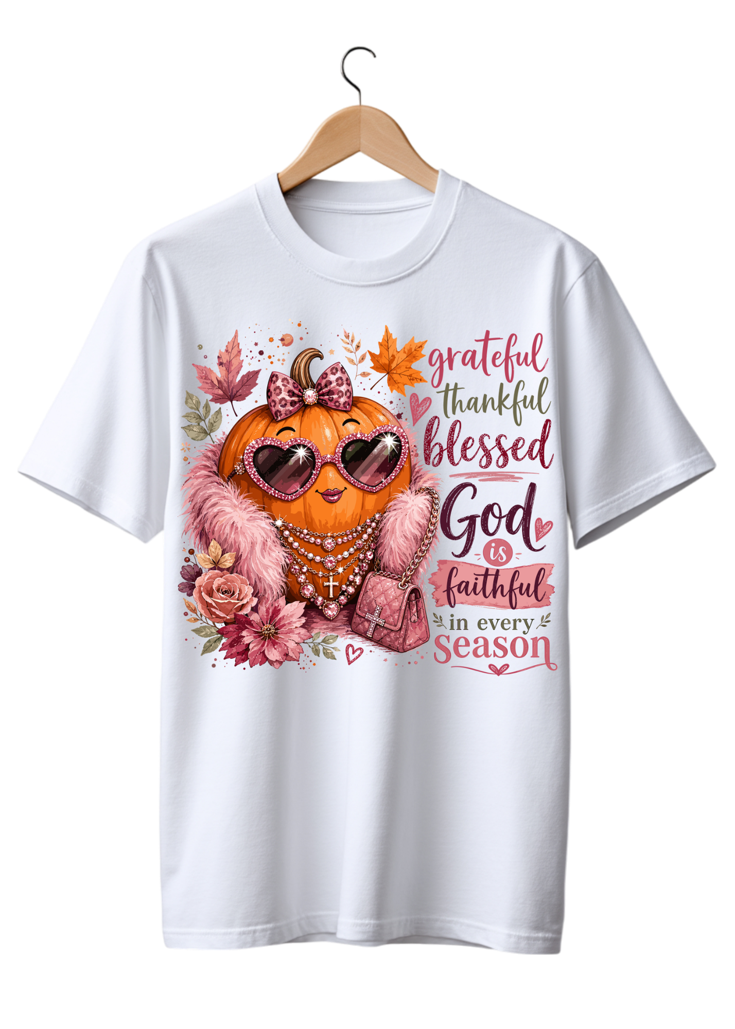 Grateful Thankful blessed God is Faithful in every season