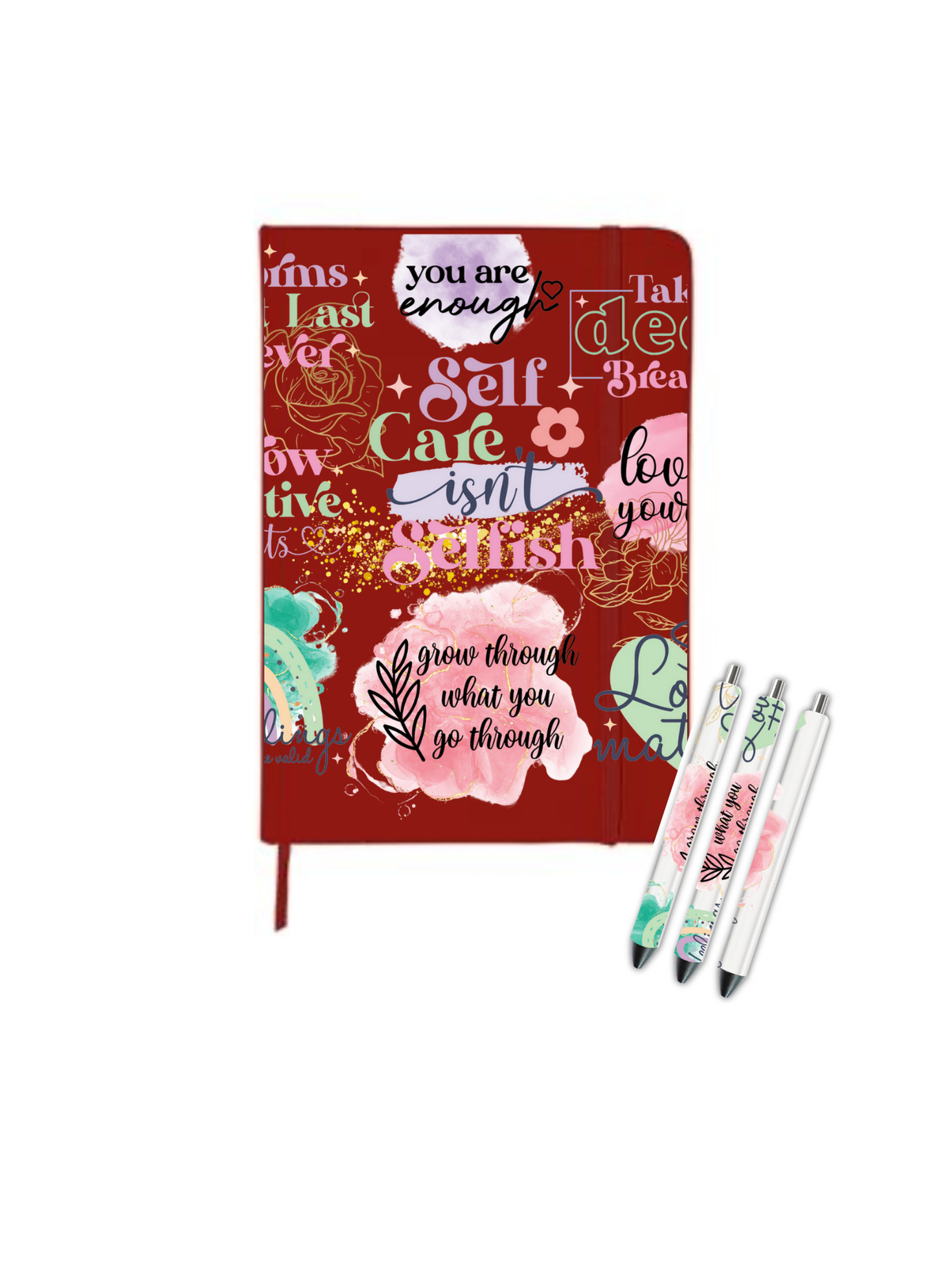 Self-care isn't selfish | Journal UV DTF DECAL