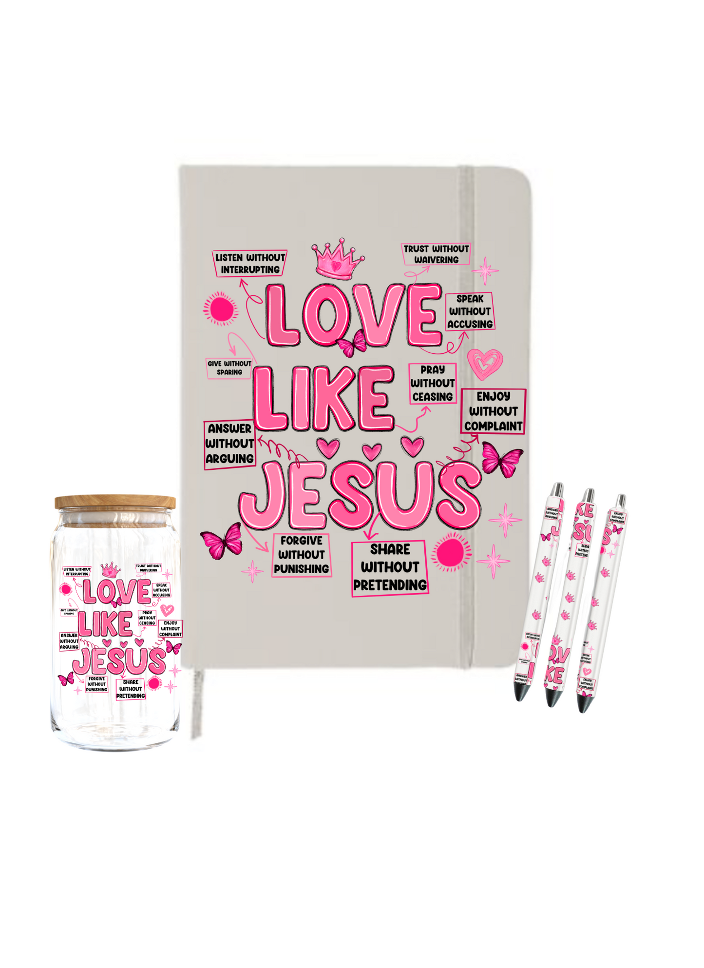 Love Like Jesus | Journal UV DTF DECAL