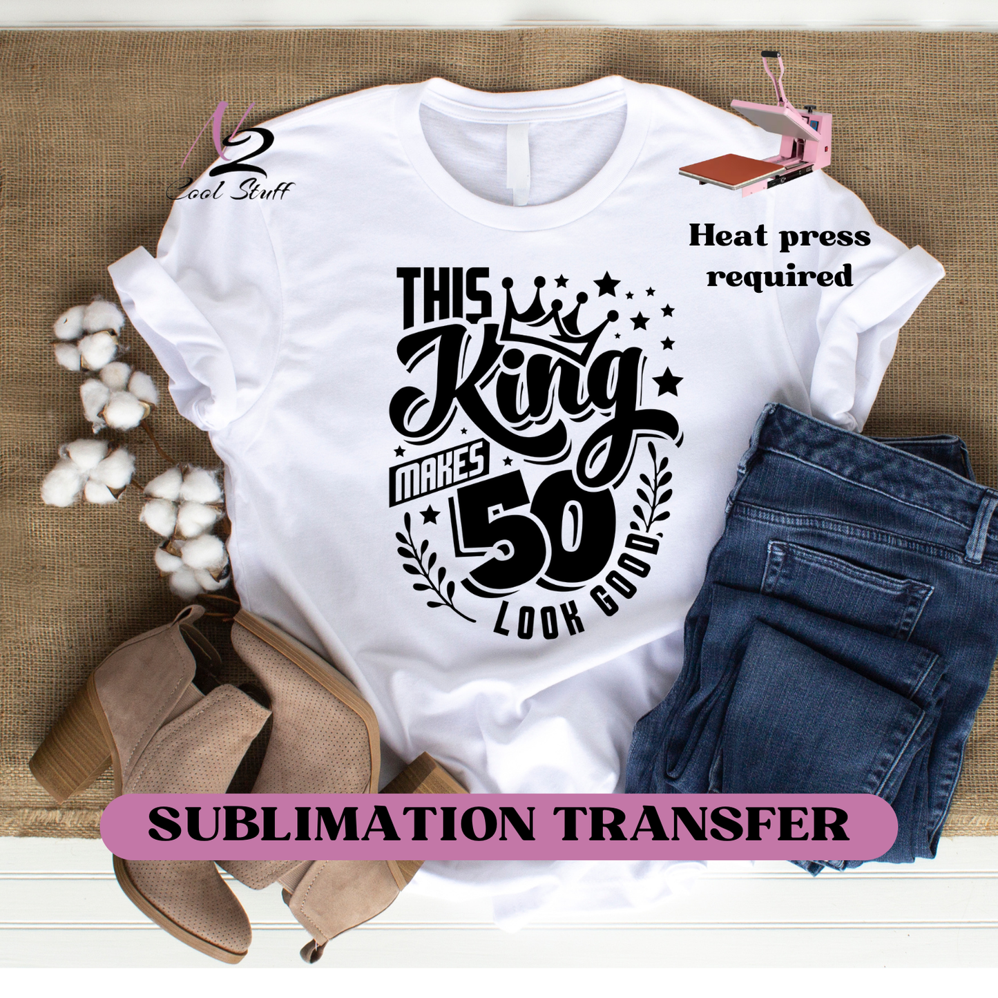 The king makes 50-Ready to press transfer