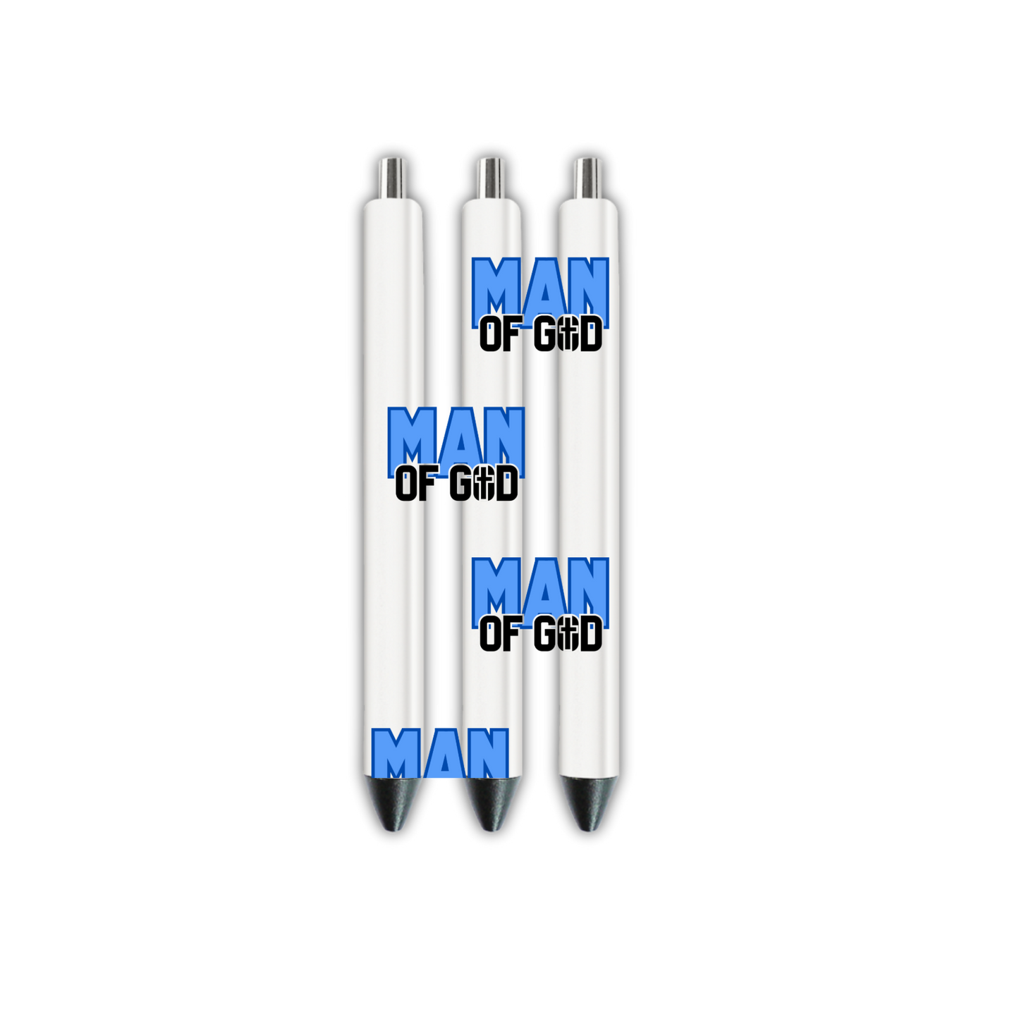 Man of God (blue)-Journal UV DTF DECAL