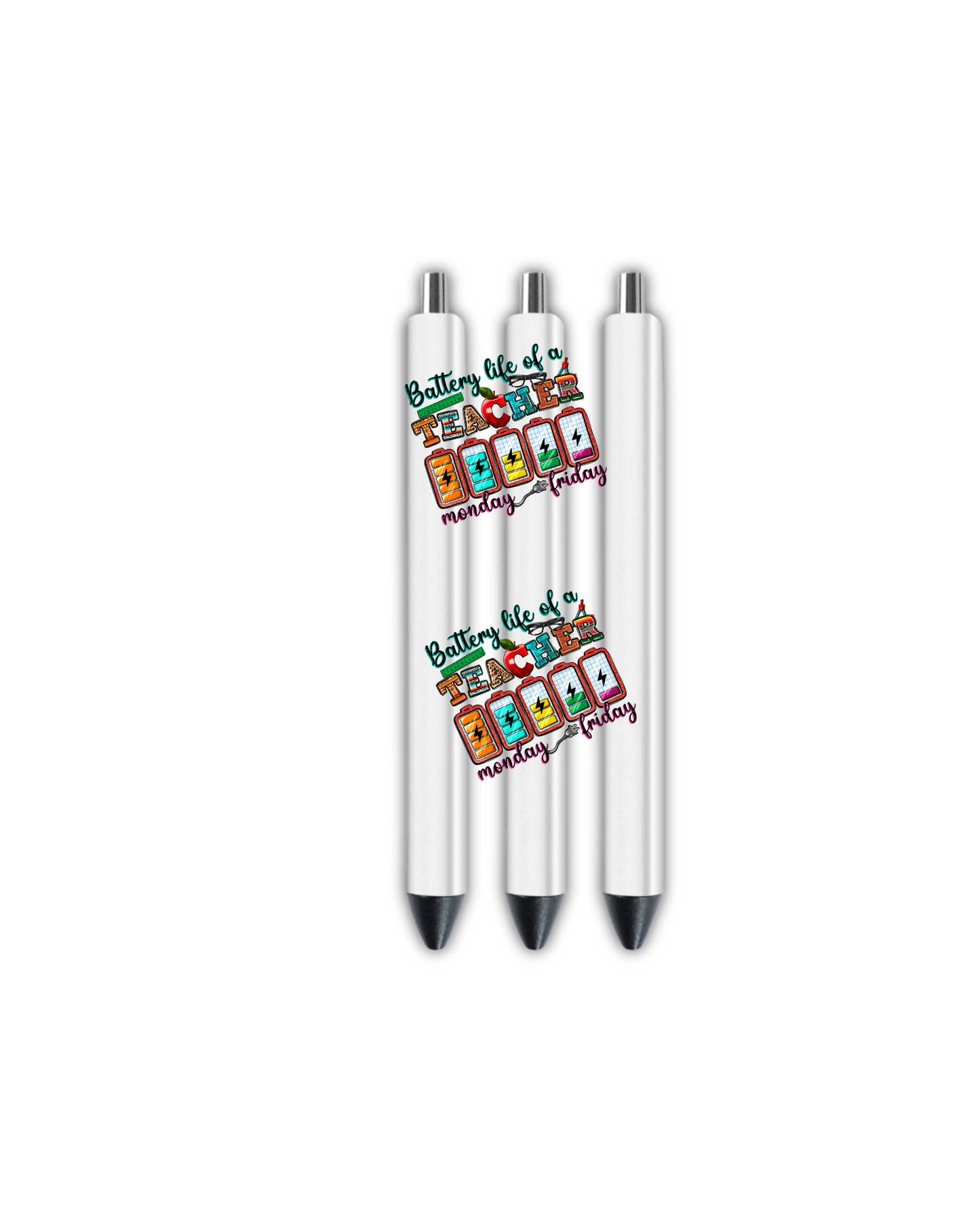 Battery life of a teacher - Journal UV DTF