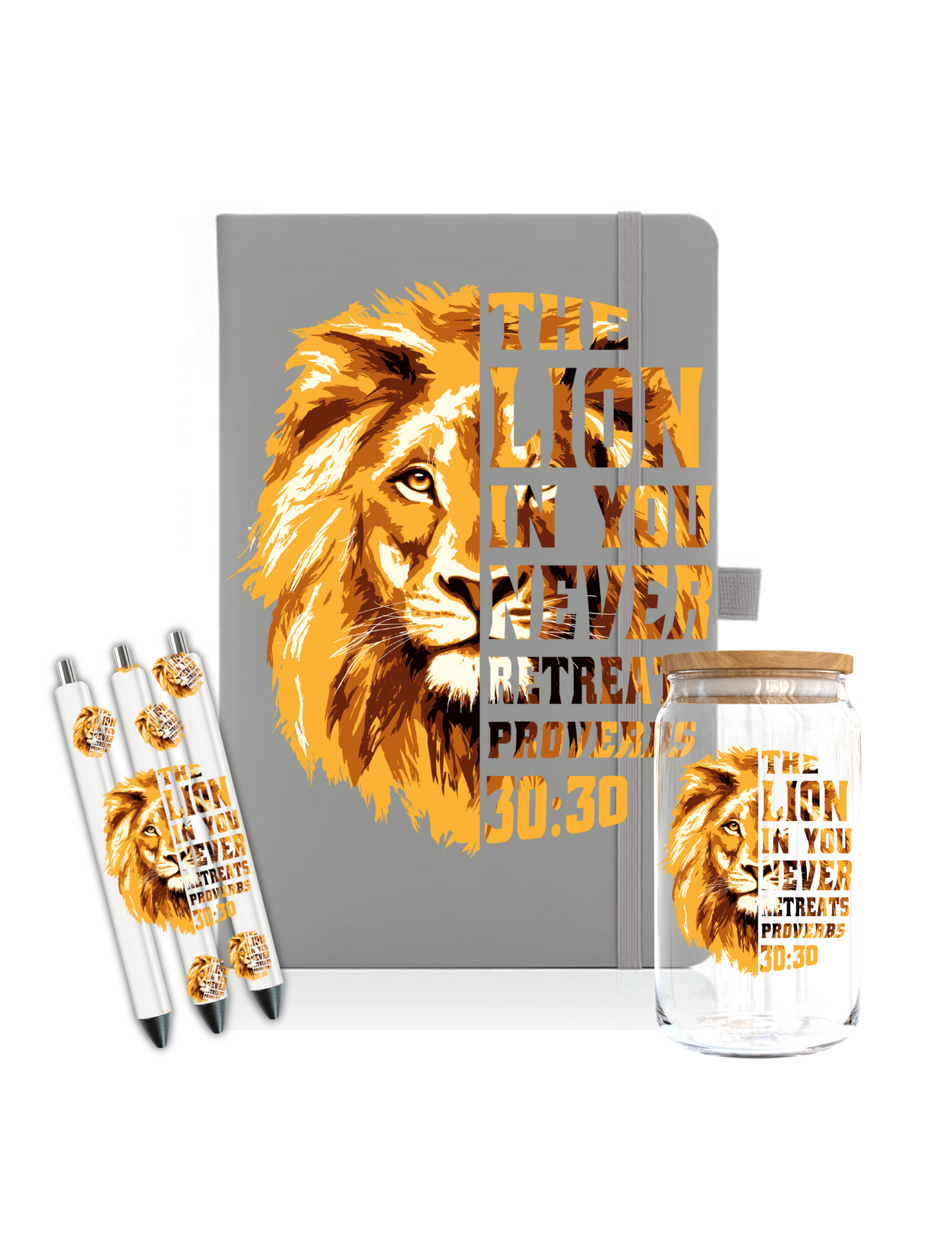 The lion in you retreats-Journal UV DTF DECAL