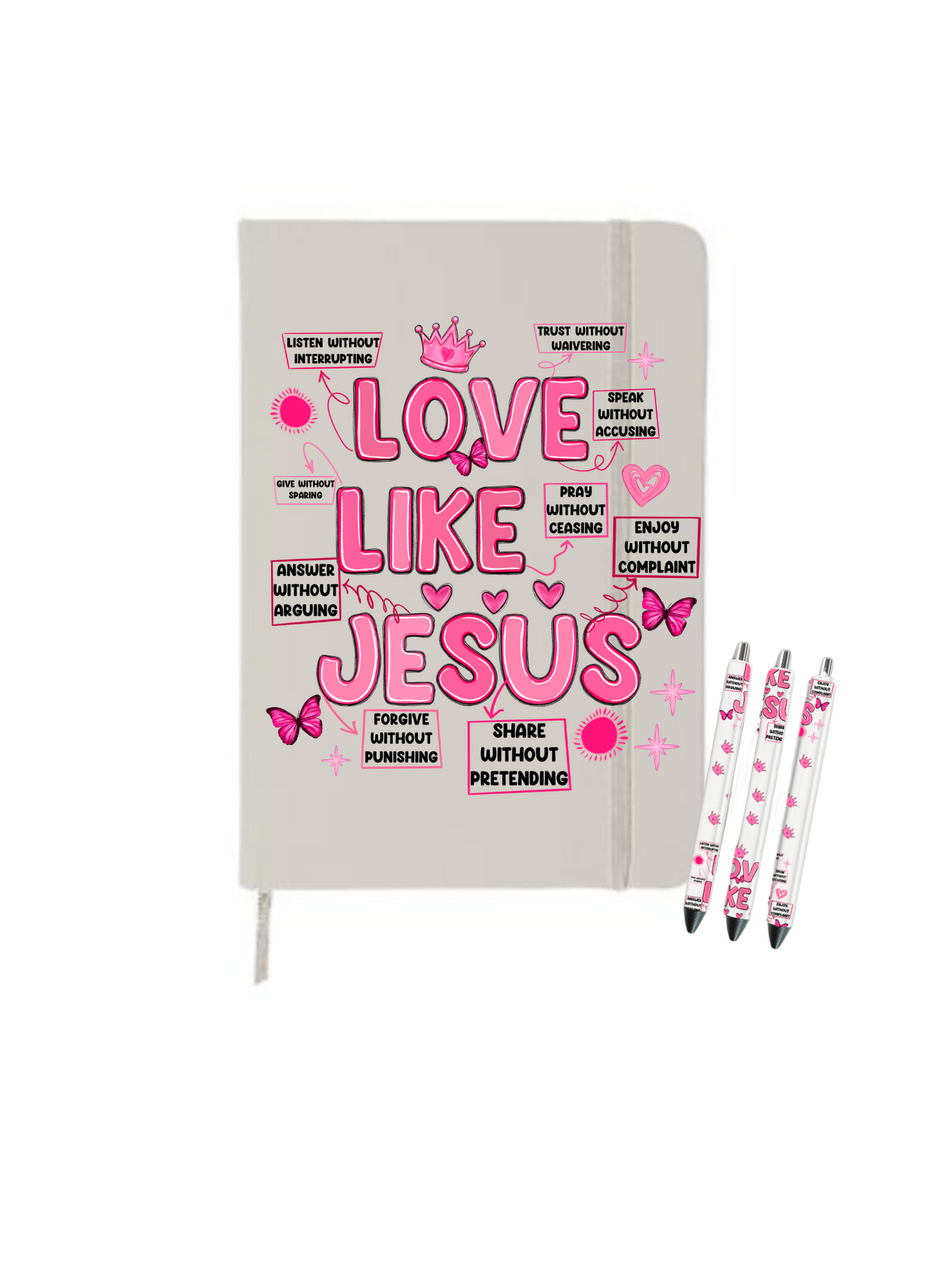 Love Like Jesus | Journal UV DTF DECAL