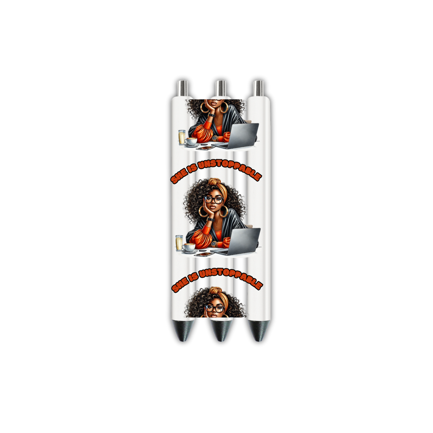 She is unstoppable-Journal UV DTF DECAL
