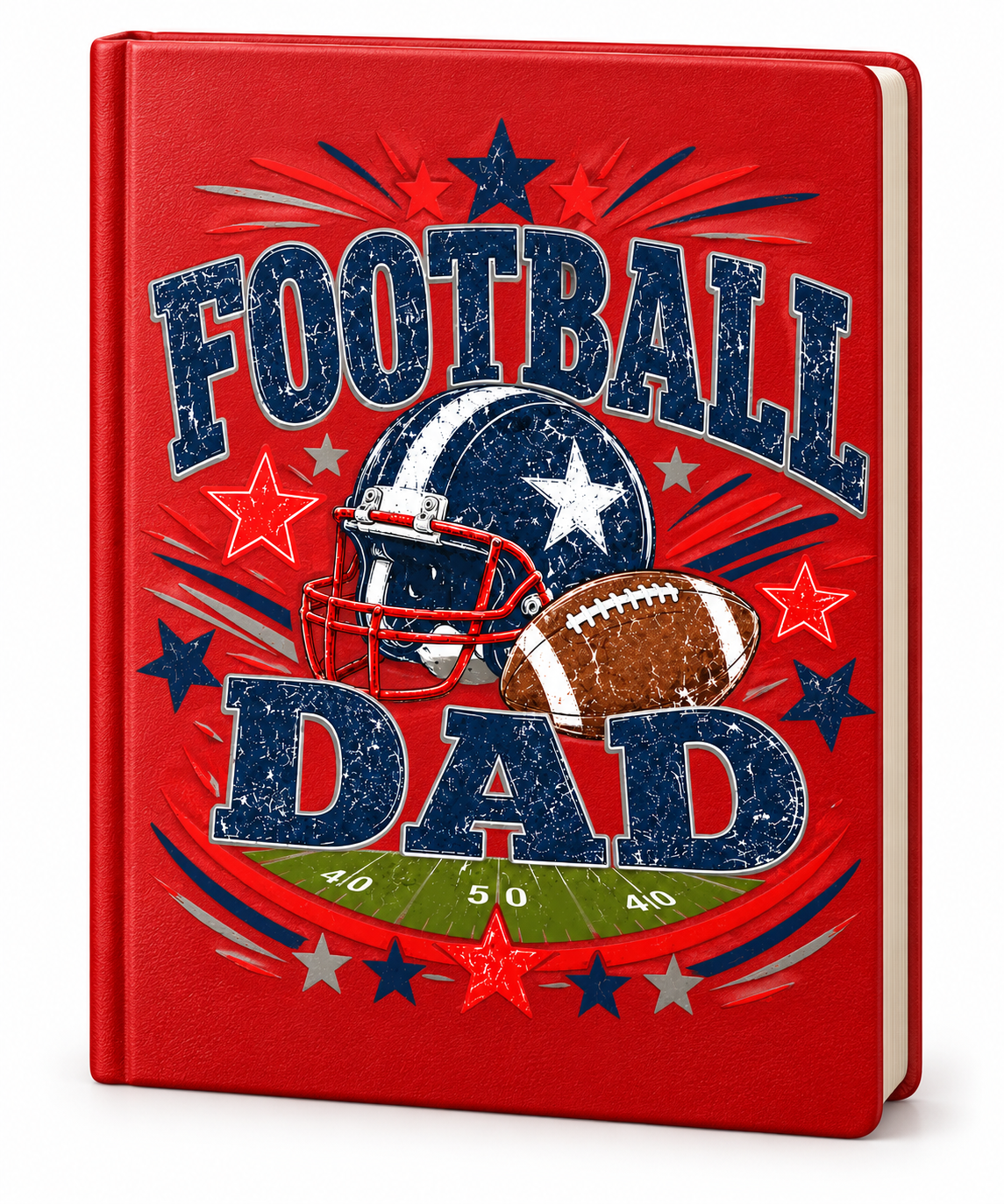 Football DAD (BLUE FONT) -UV DTF