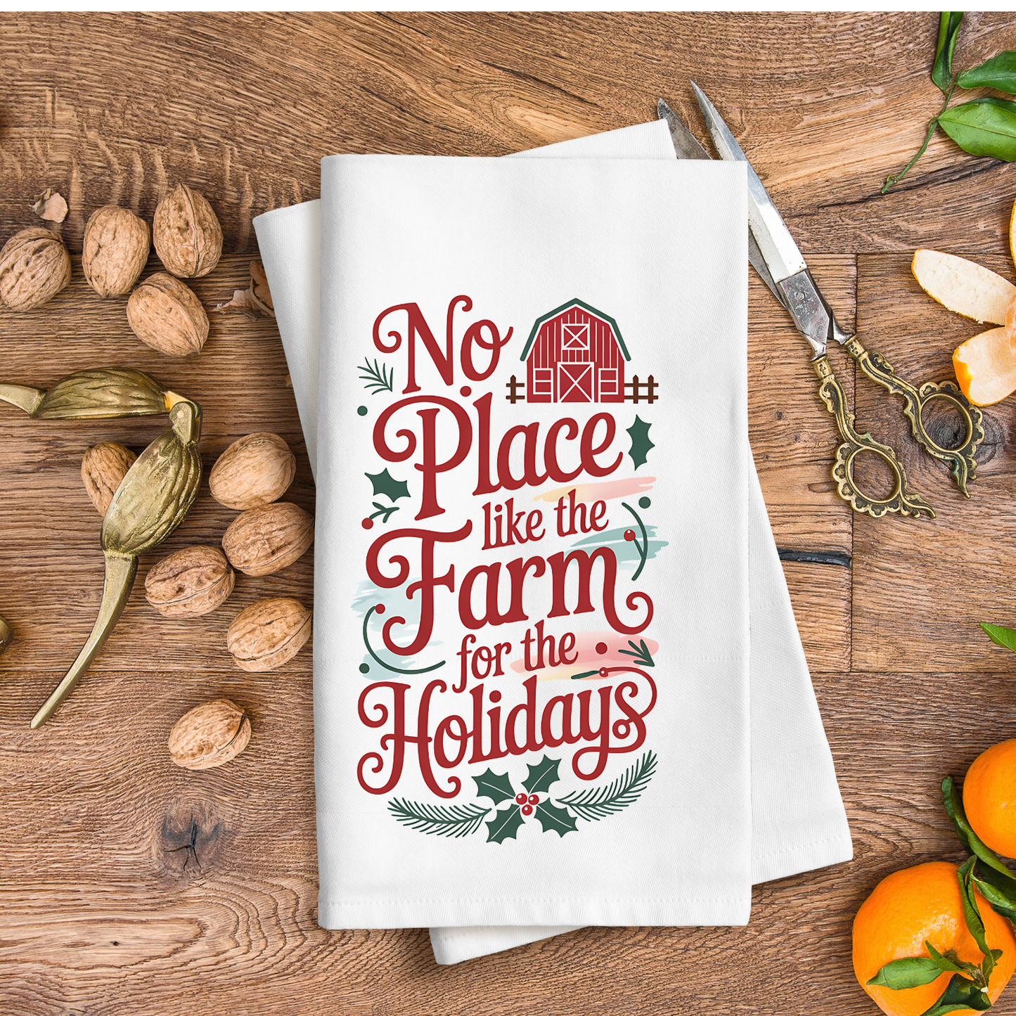 No palce like a fgar - Kitchen Towel DTF